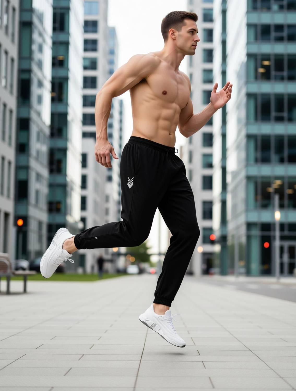 zenfit Solid Men Black Track Pants - Buy zenfit Solid Men Black