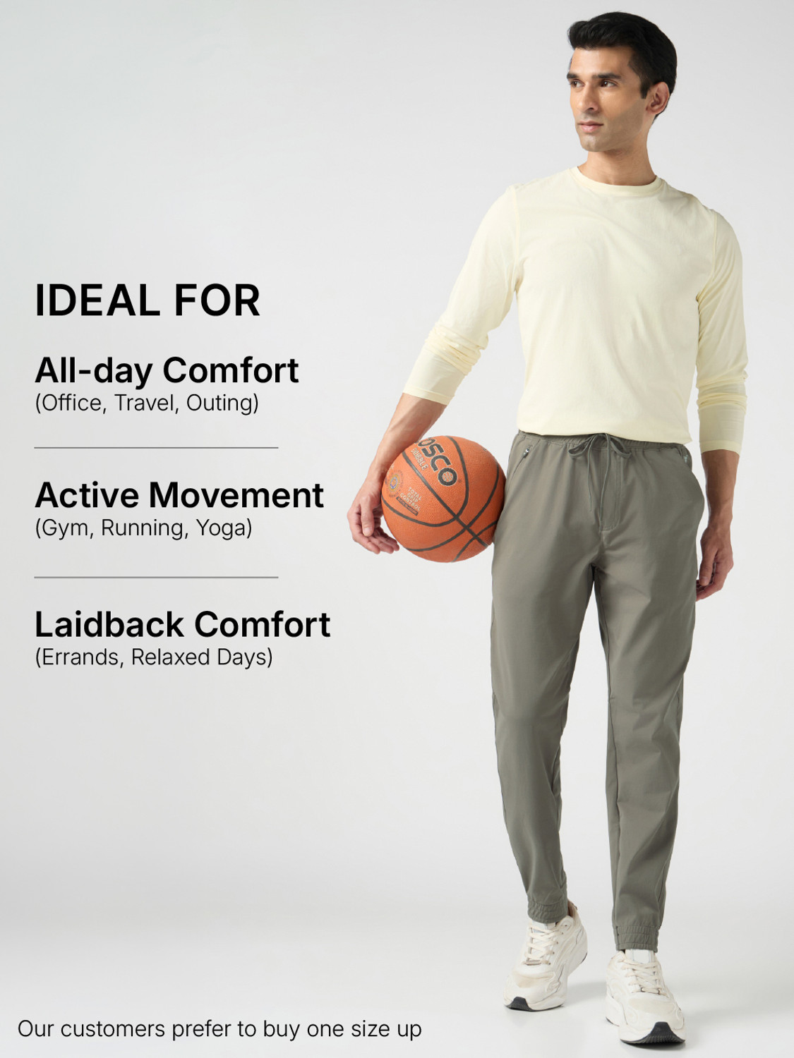 Image of TECHNOSPORT Solid Men Light Green Track Pants