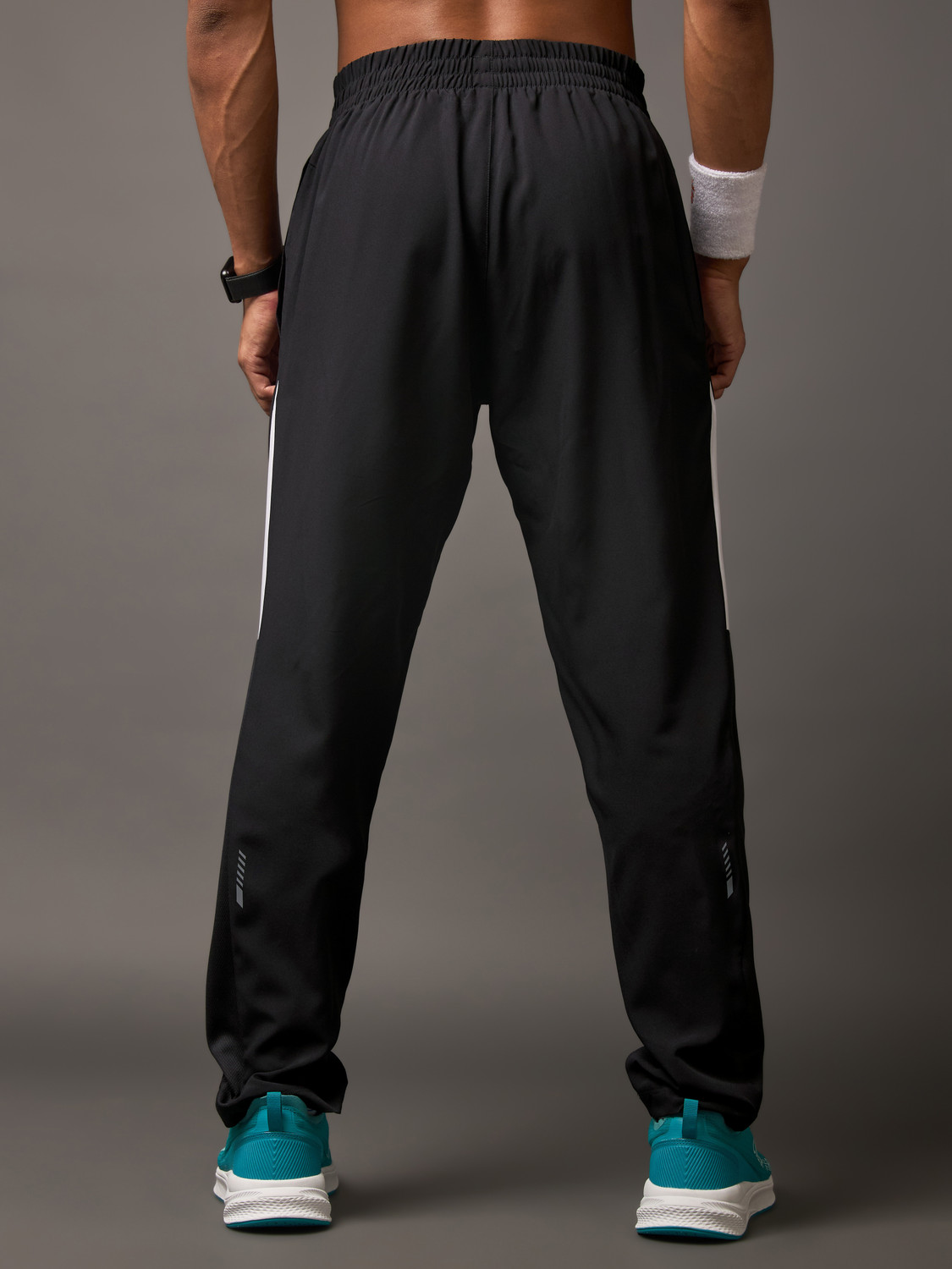 Image of Cult Colorblock Men Black Track Pants