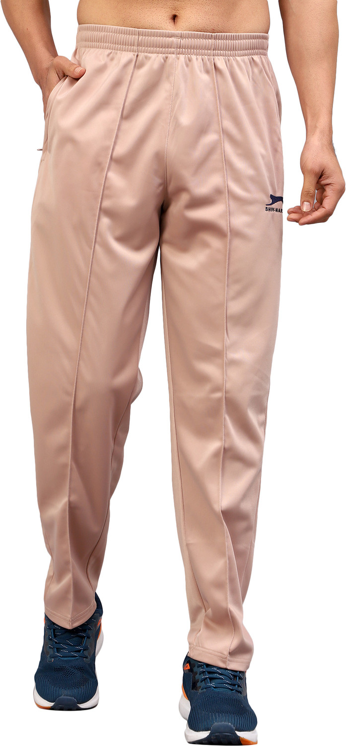 Shiv Naresh Solid Men Beige Track Pants