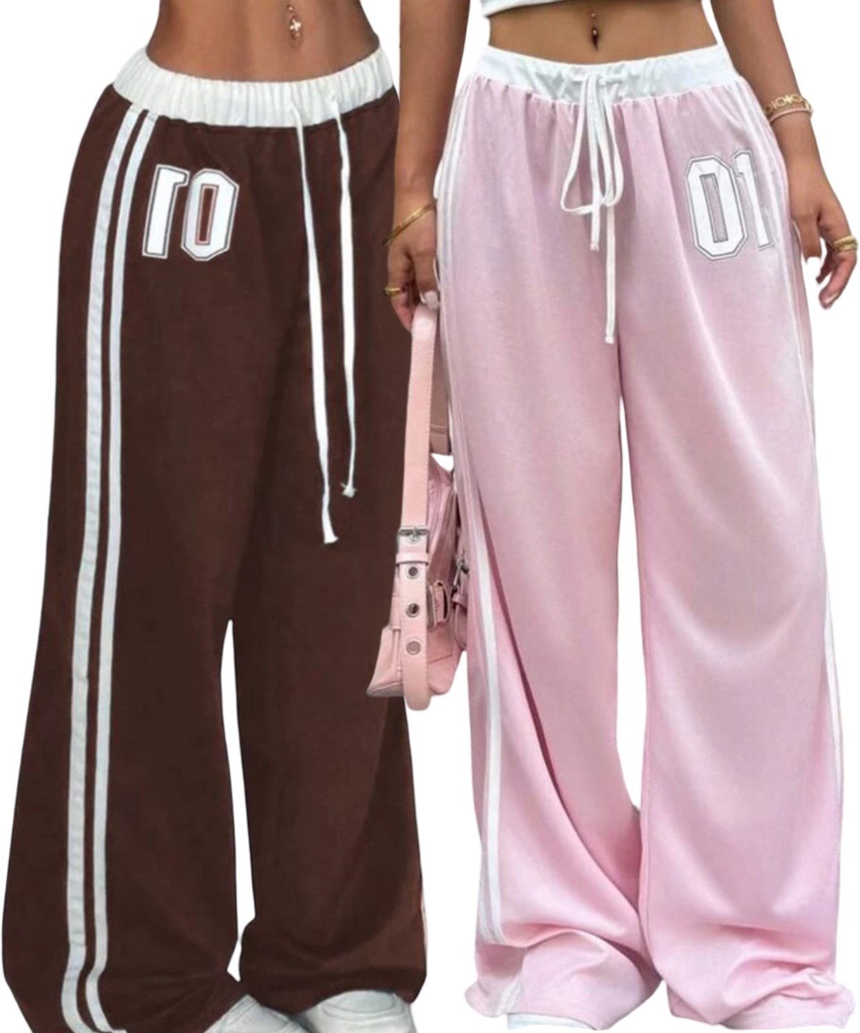 Image of Clothmaster Striped Women Multicolor Track Pants