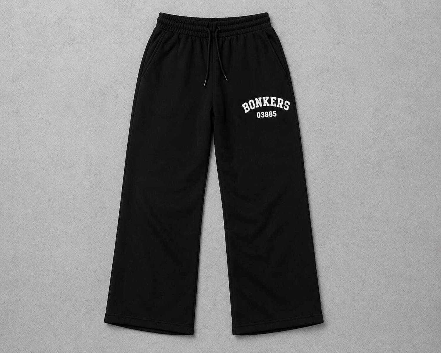 Mittro Men's Solid Black Track Pants - Image 3