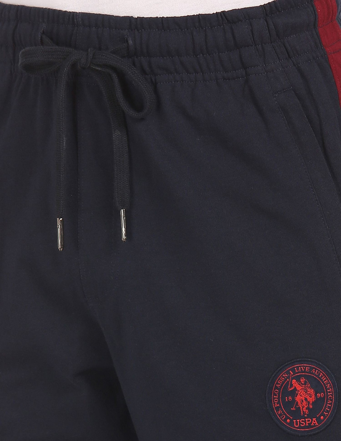 Image of U.S. POLO ASSN. Printed Men Dark Blue Track Pants