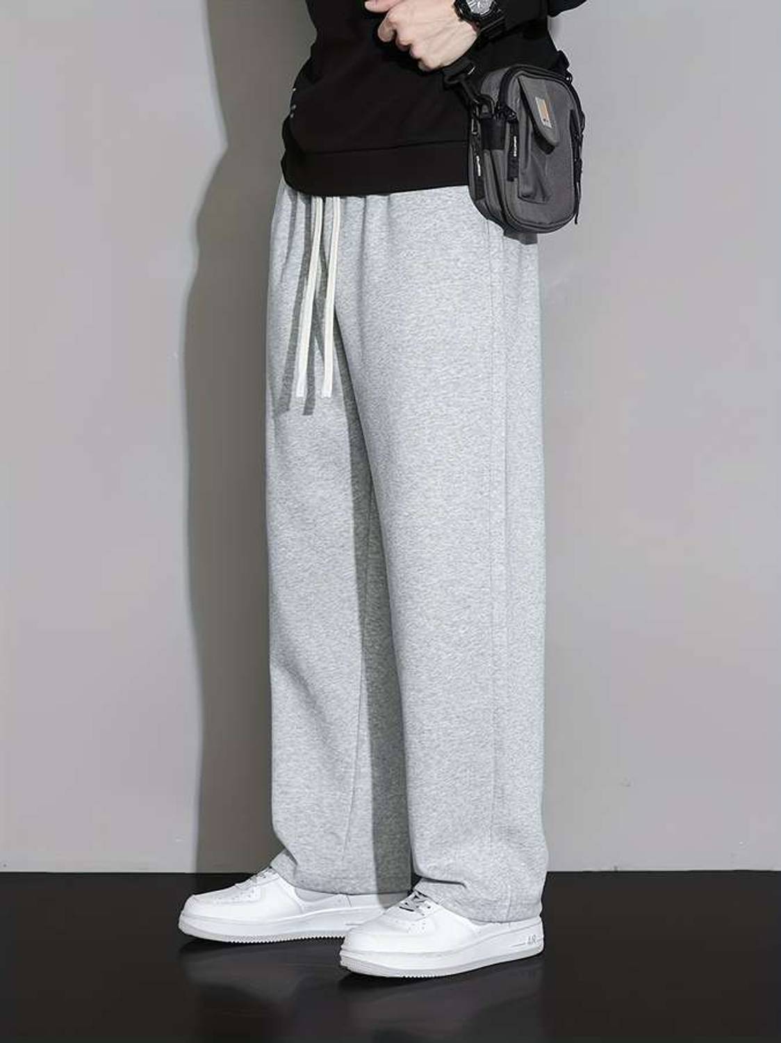 FLYcollection Men Grey Track Pants