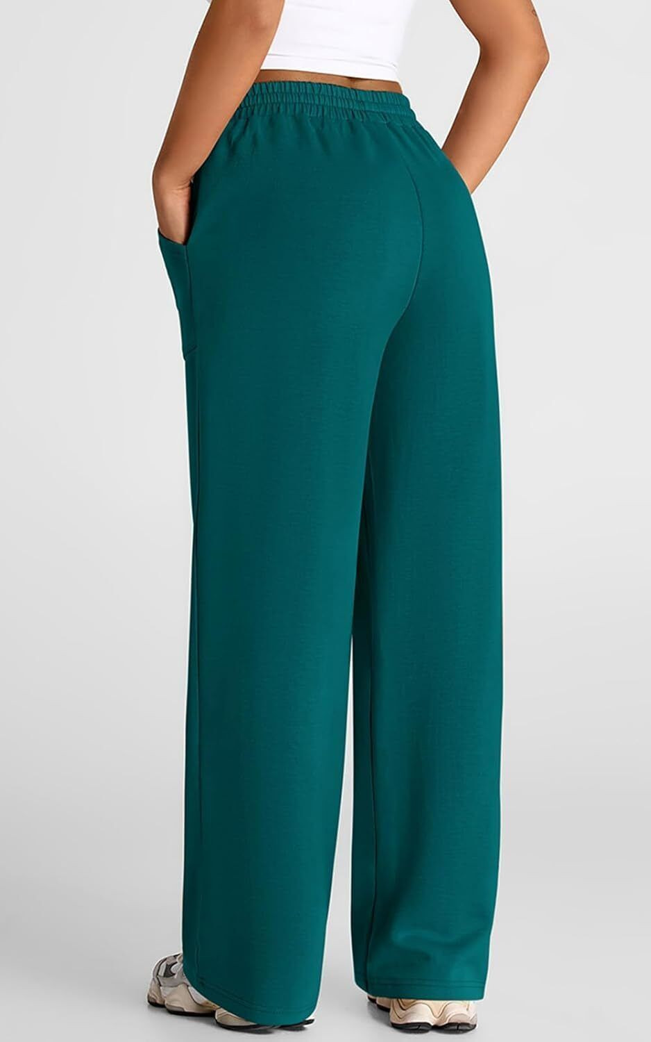 Image of Q-Rious Relaxed Women Dark Green Trousers