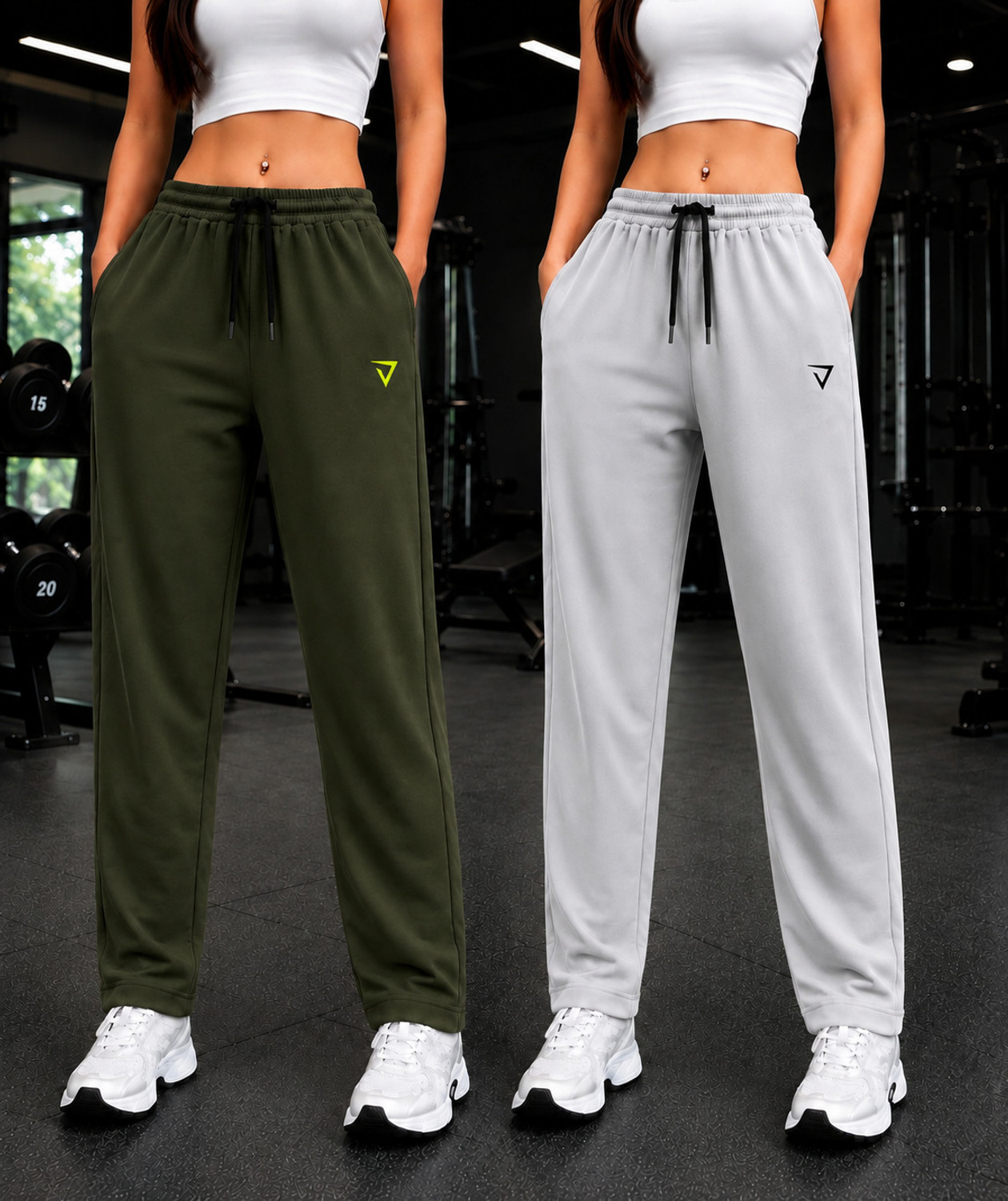 Image of METRONAUT Solid Women Multicolor Track Pants