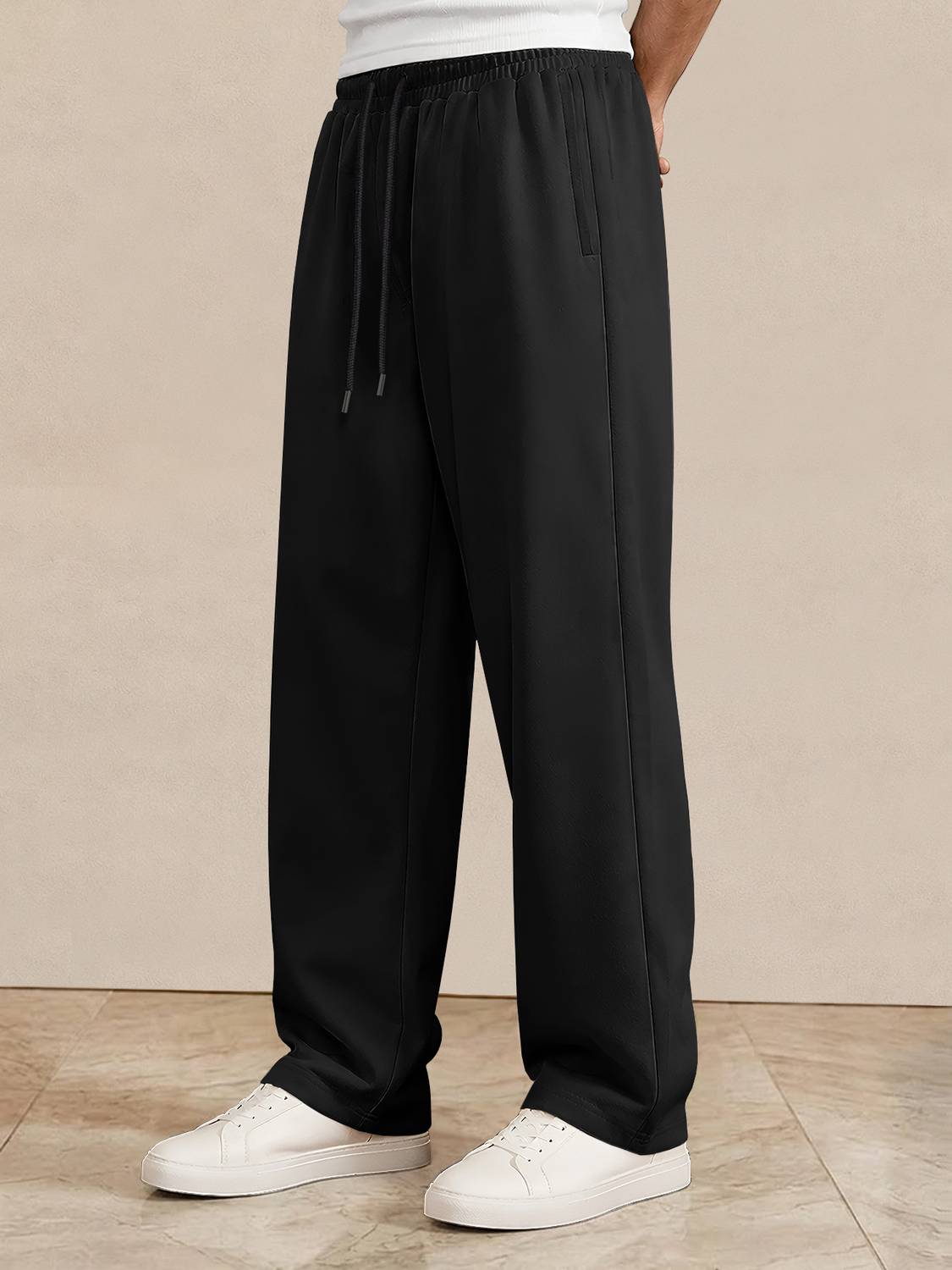 Viktor Men Black Track Pants - Image 3