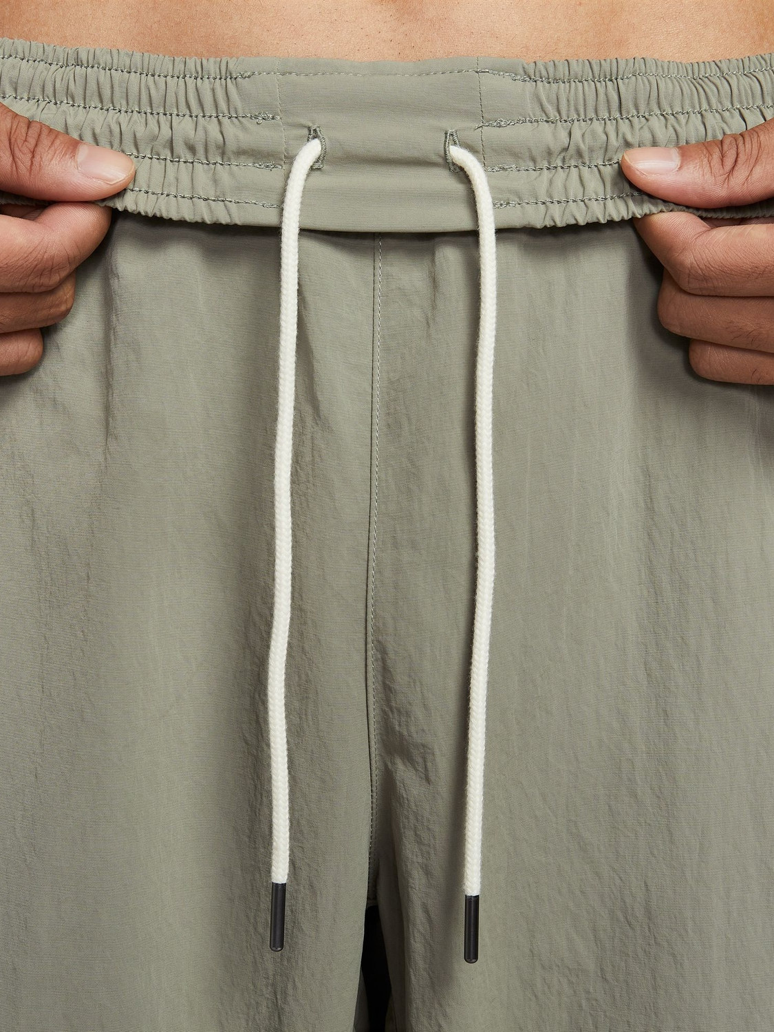 Image of NIKE Solid Men Grey Track Pants