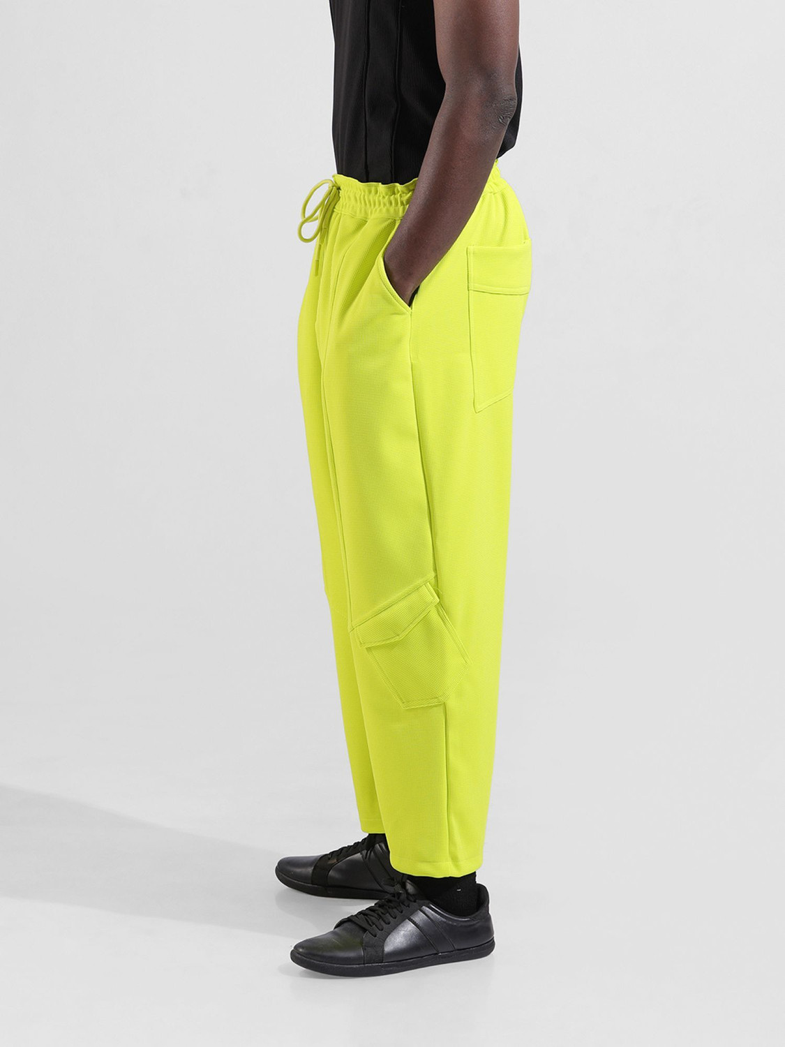 Image of The Indian Garage Co. Solid Men Green Track Pants