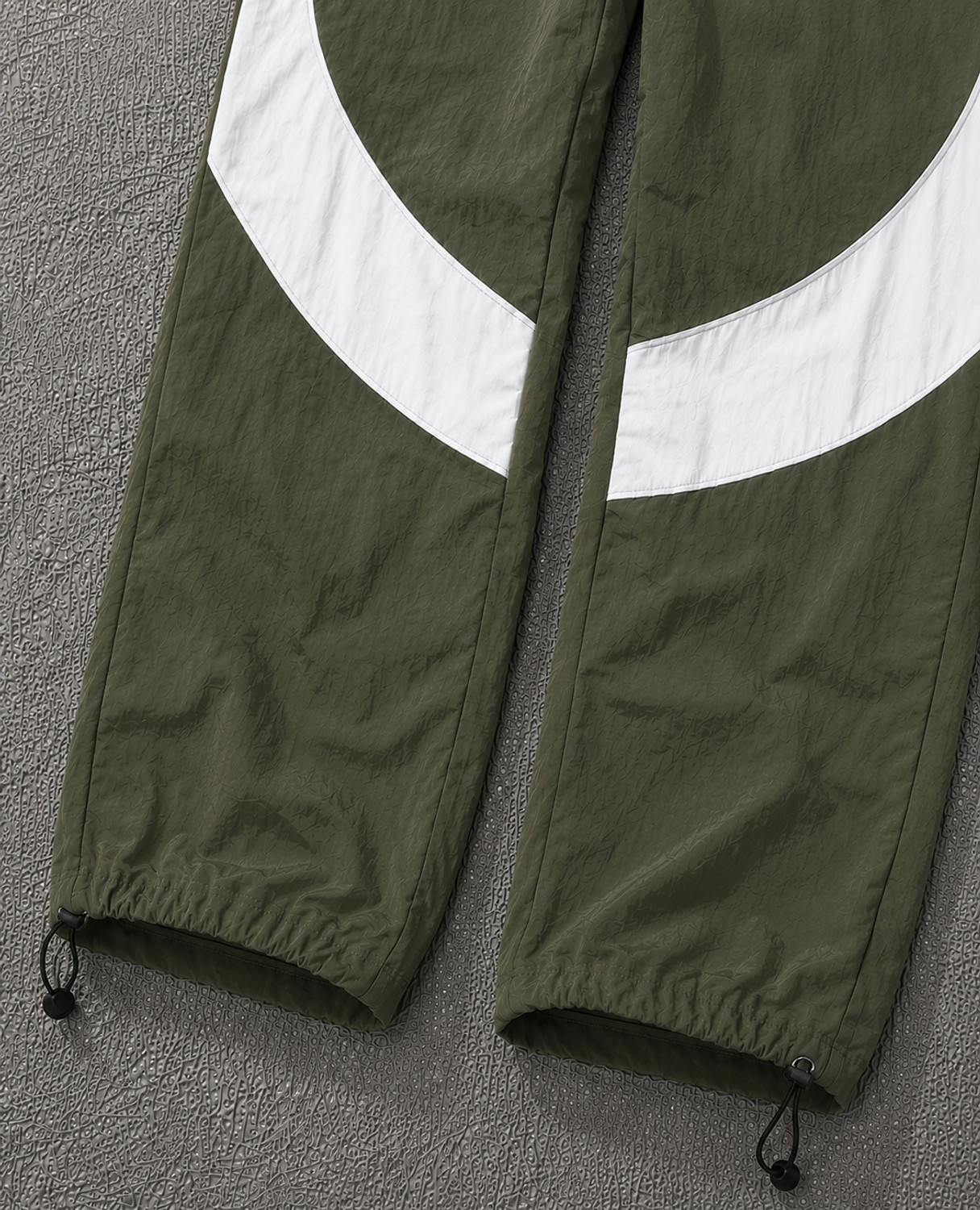 Image of Lripsome Colorblock Men Olive Track Pants