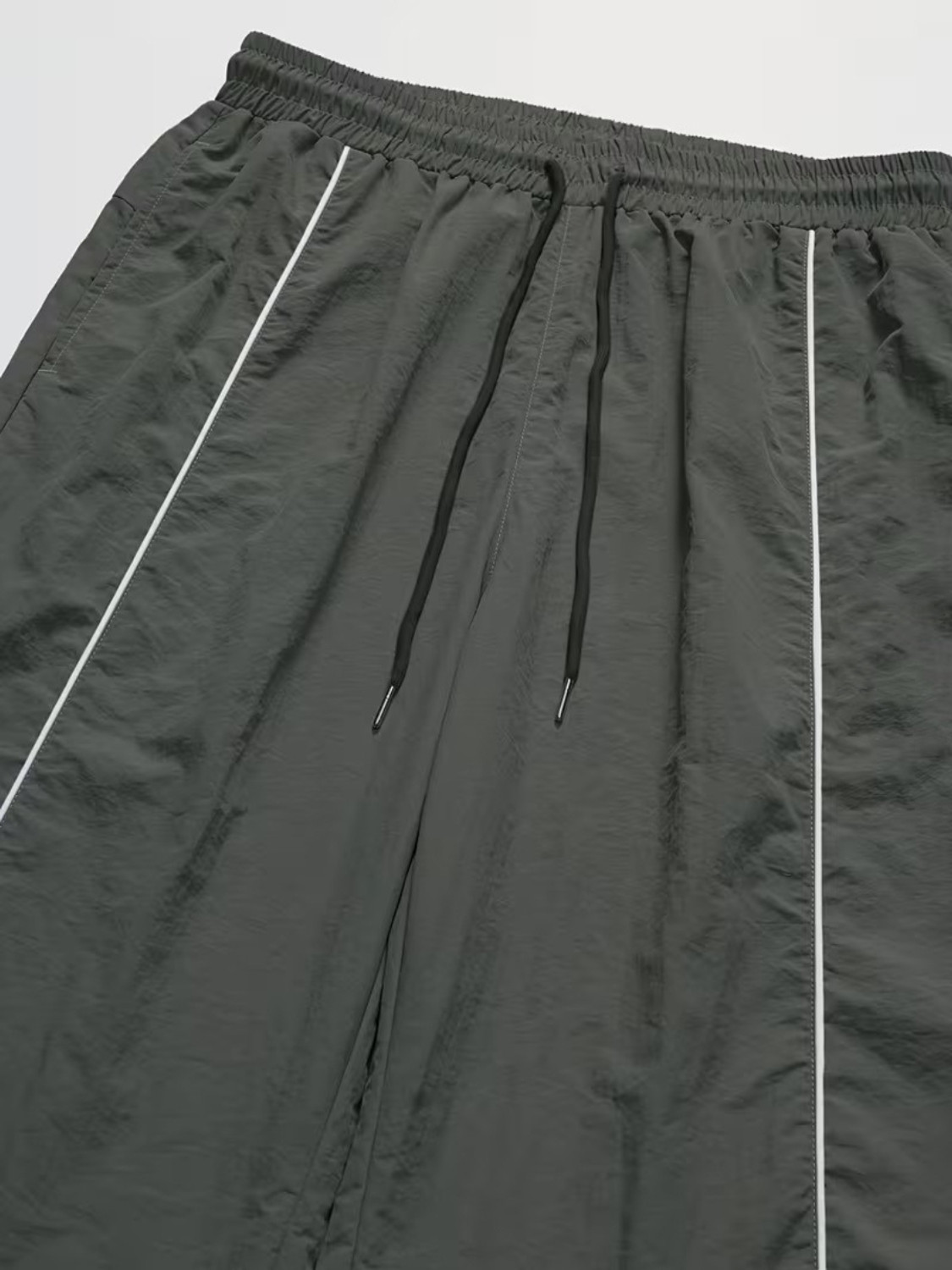 Image of Povaxpo Printed Men Grey Track Pants