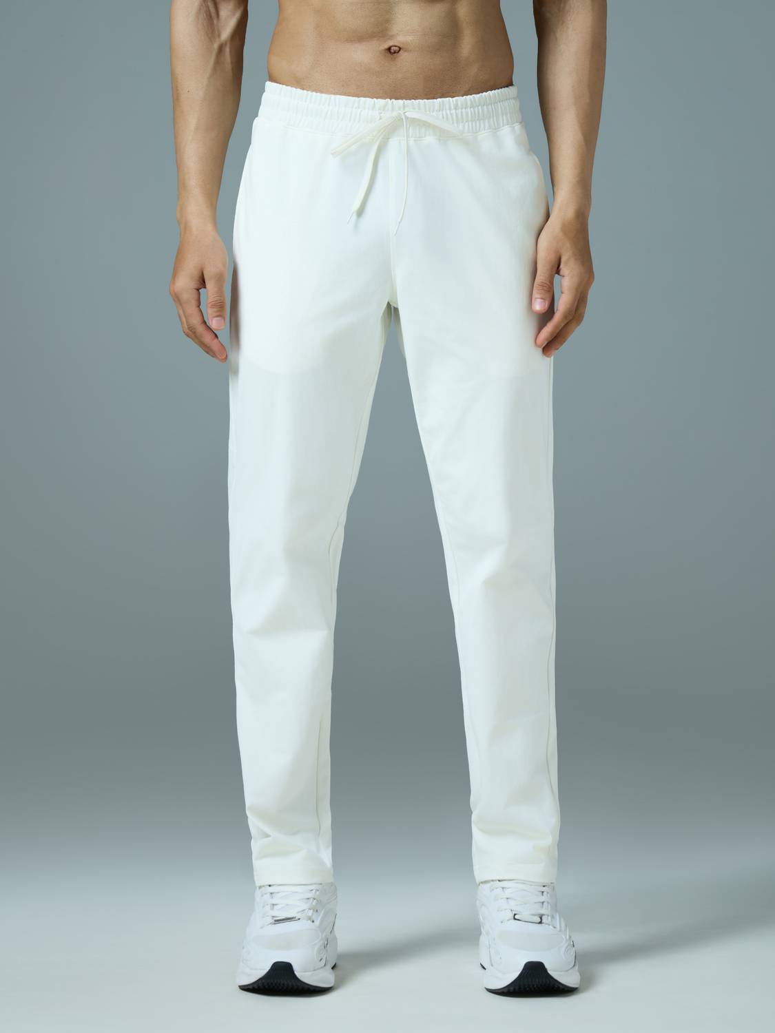 TECHNOSPORT Men White Track Pants - Image 3