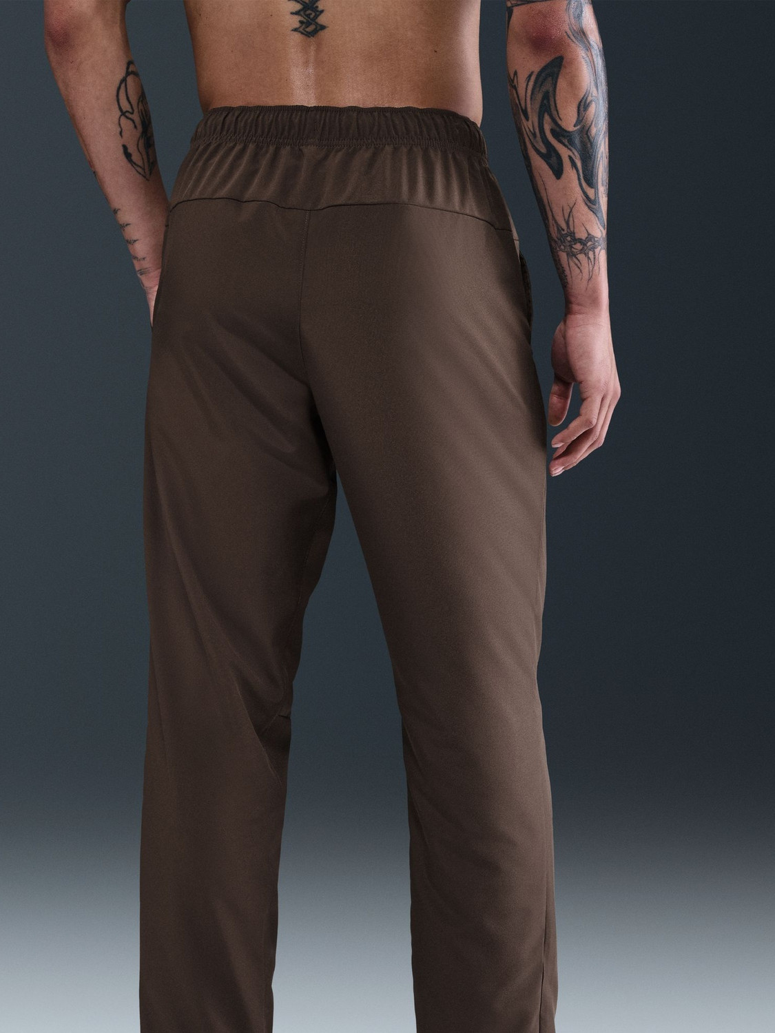 Image of NIKE Solid Men Brown Track Pants