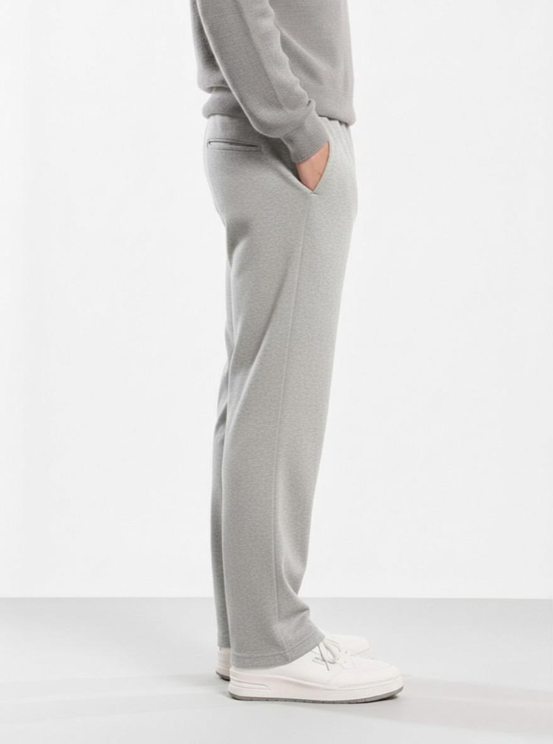 Image of Dockstreet Solid Men Grey Track Pants