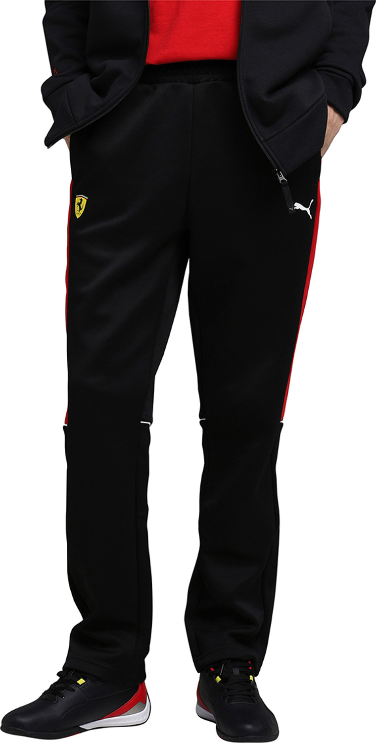 Image of PUMA Solid Men Black Track Pants