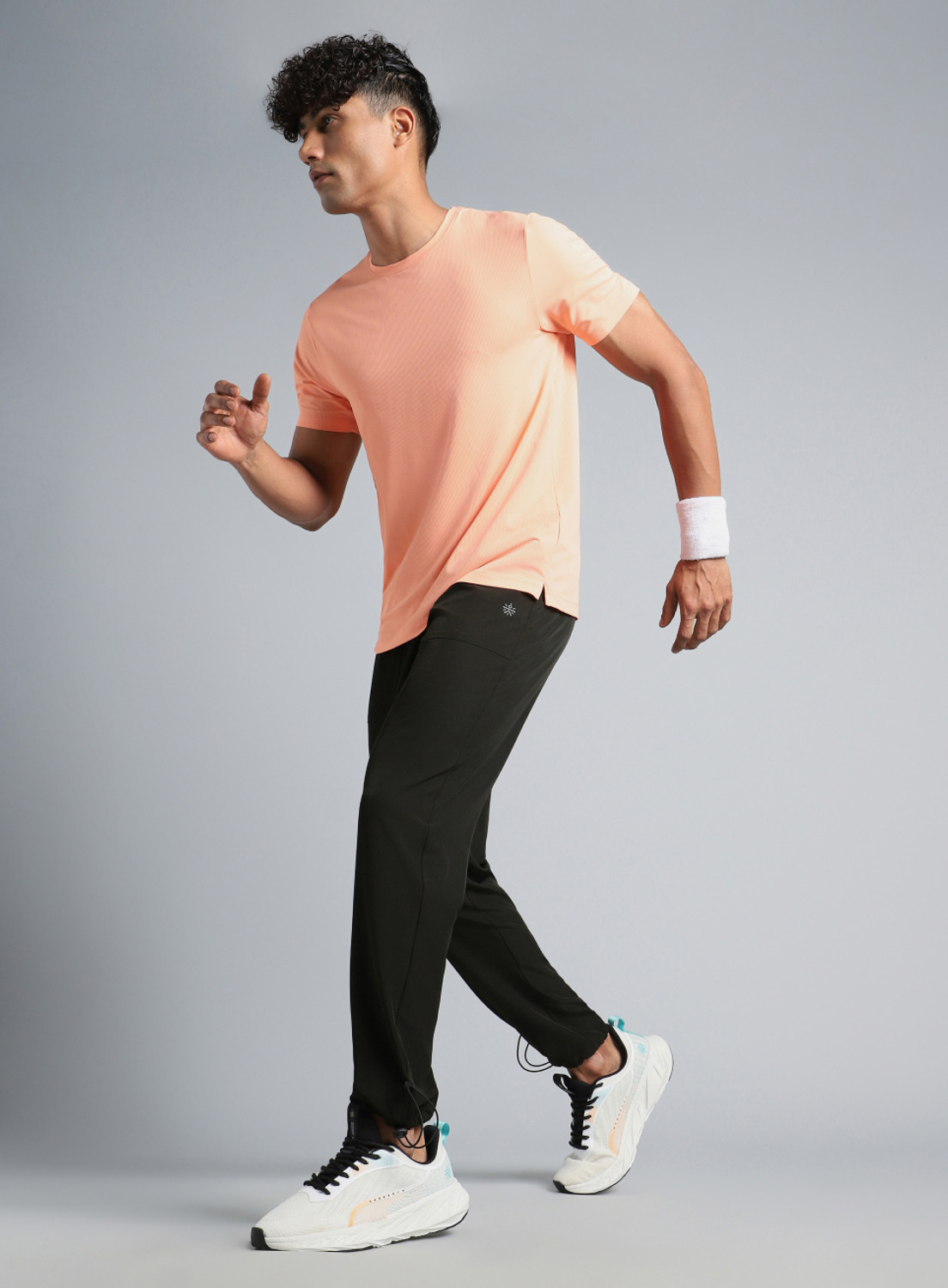 Image of Cult Solid Men Black Track Pants