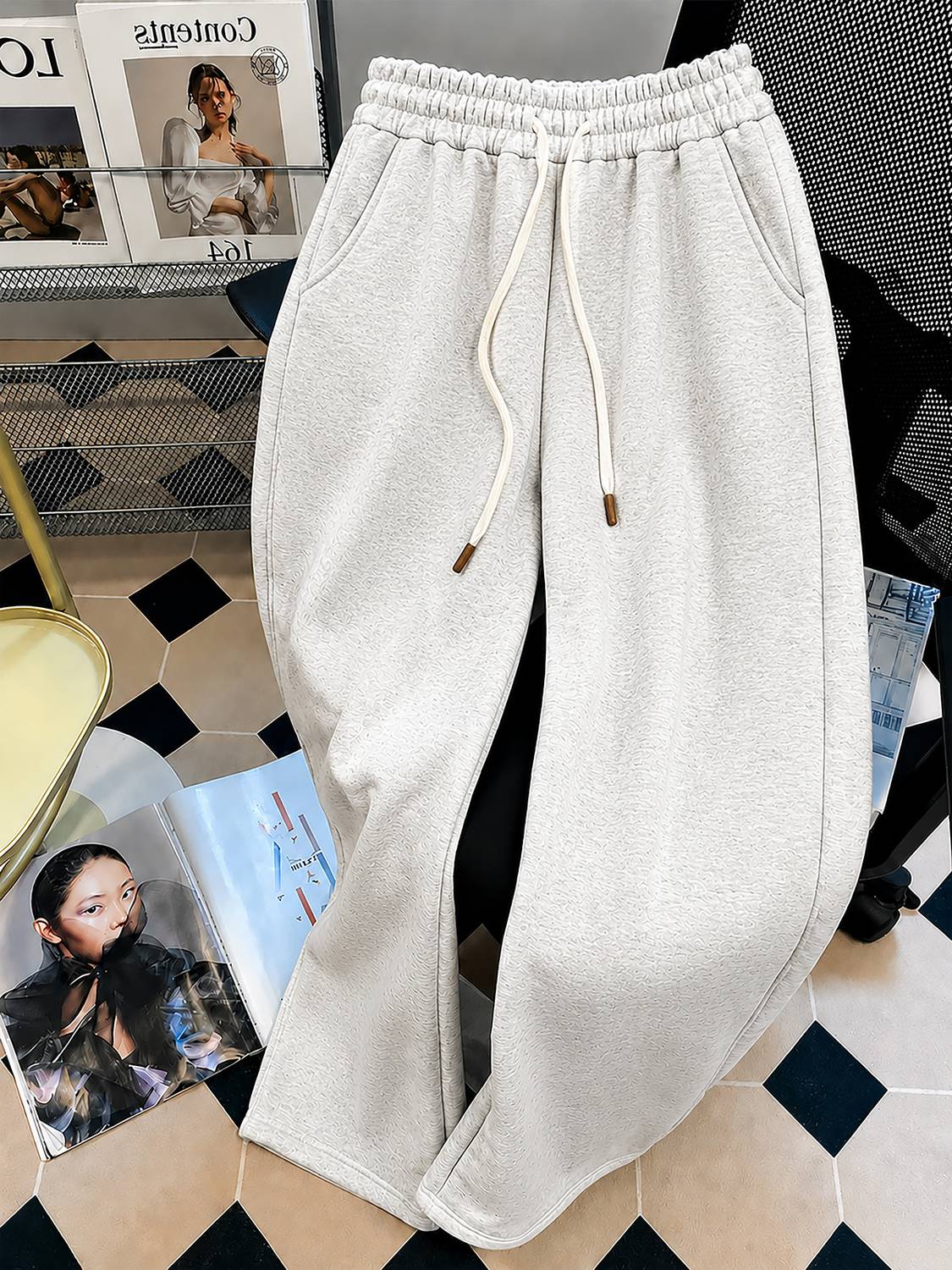 PRAVAHA Grey Track Pants
