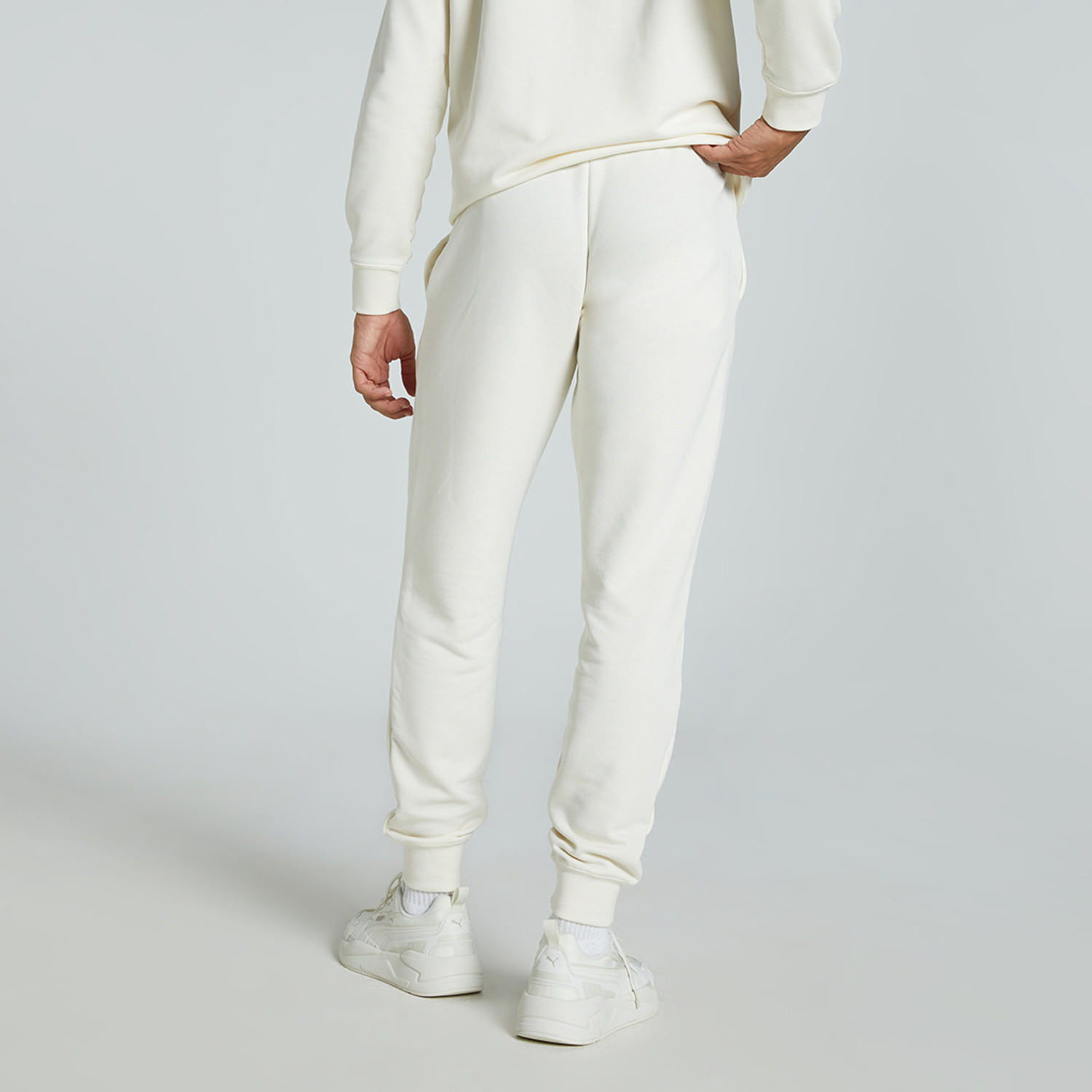 Image of PUMA Solid Men Multicolor Track Pants