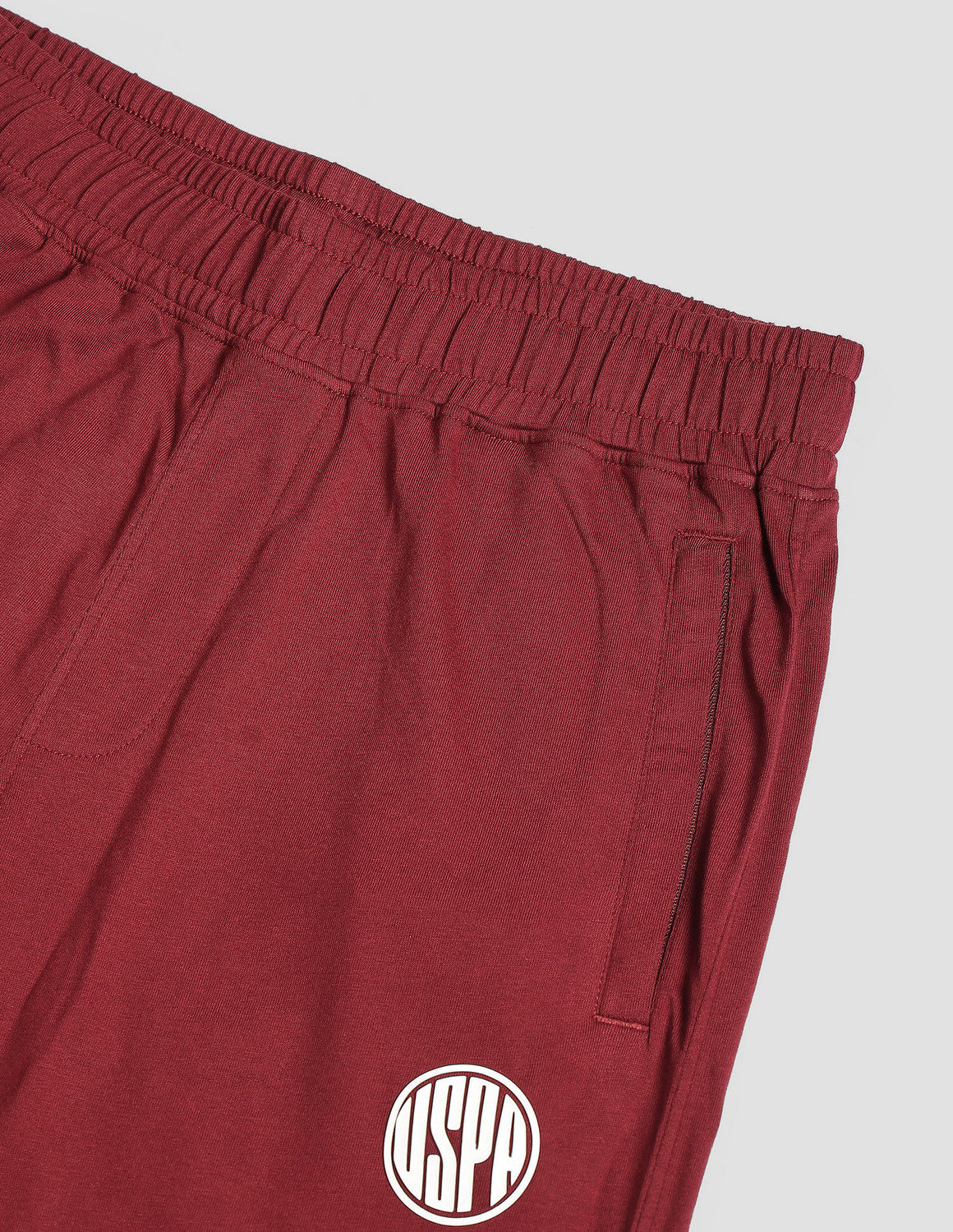 Image of U.S. POLO ASSN. Men Solid Red Track Pants