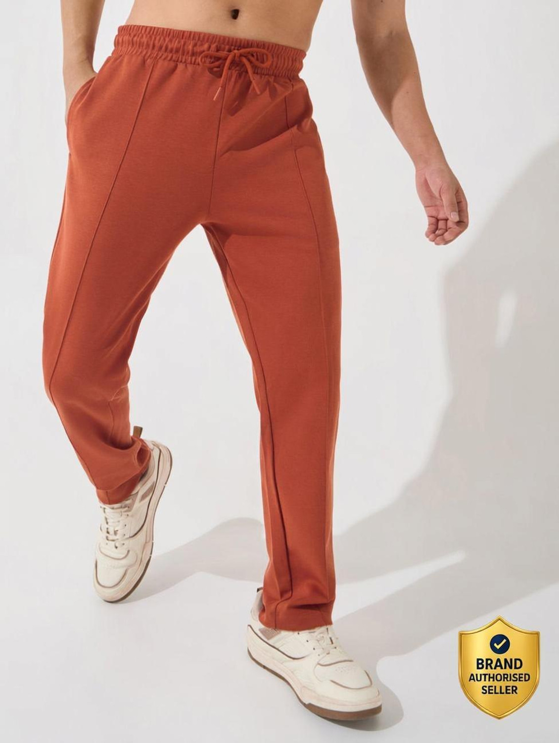 Cult Solid Men Brown Track Pants