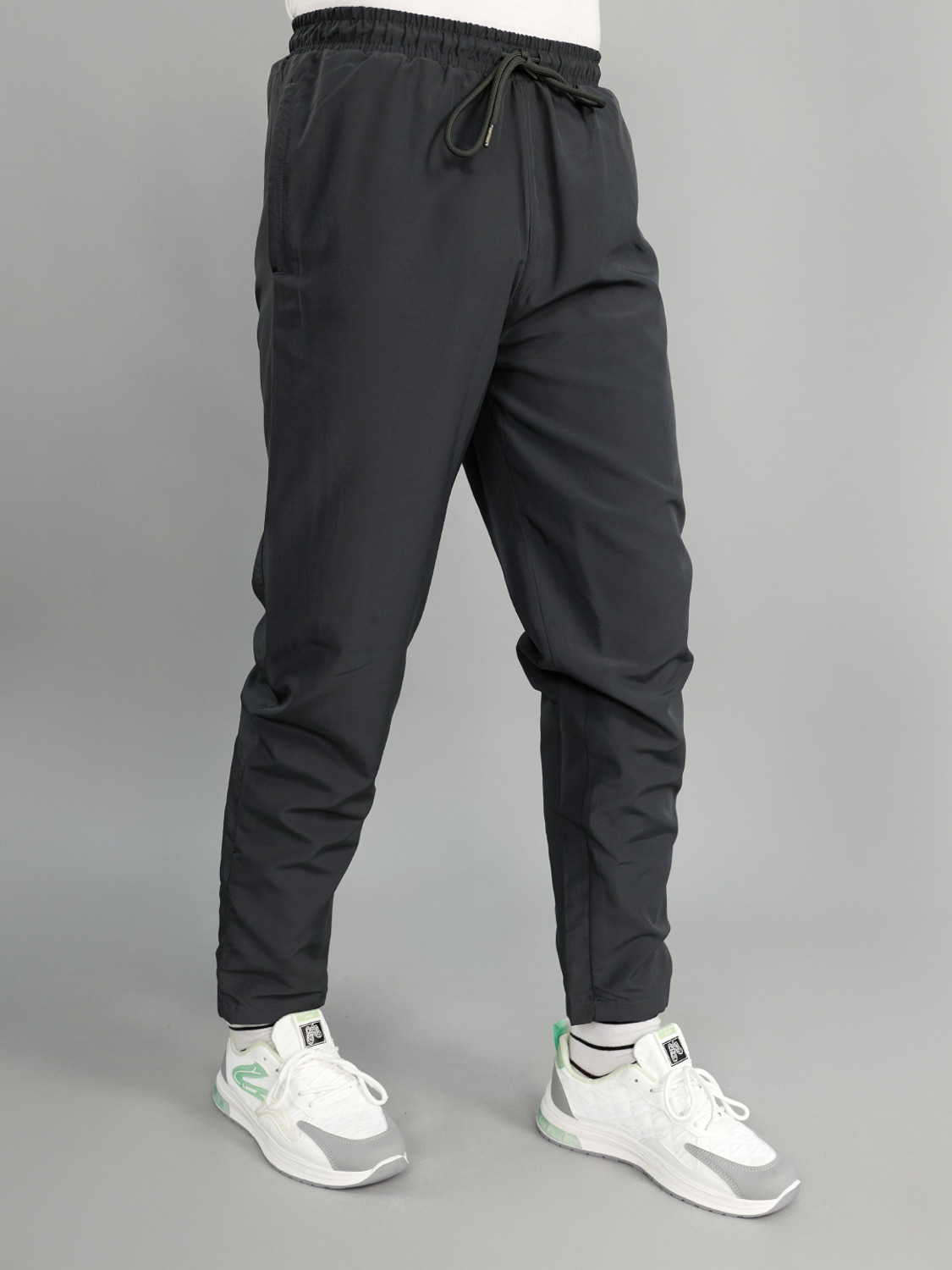 Image of MONTE CARLO Solid Men Grey Track Pants