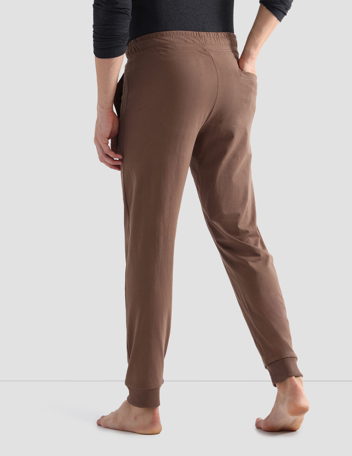 Image of U.S. POLO ASSN. Solid Men Beige Track Pants