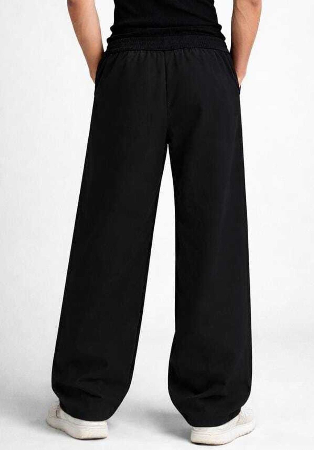 Image of KILIYAM Printed Men Black Track Pants