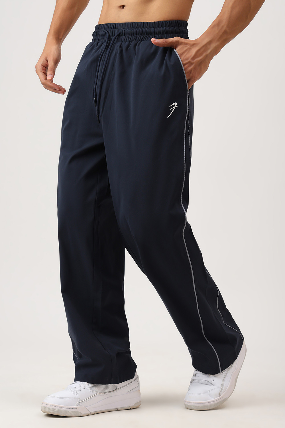 Image of FuaarK Solid Men Multicolor Track Pants