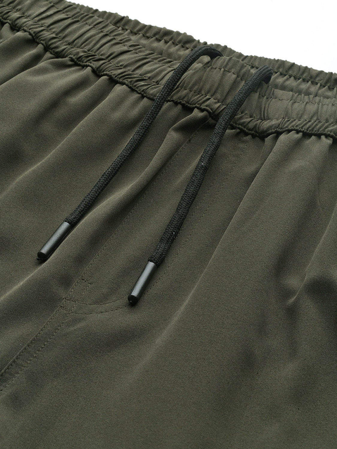 Image of Turnfit Men Solid Olive Track Pants