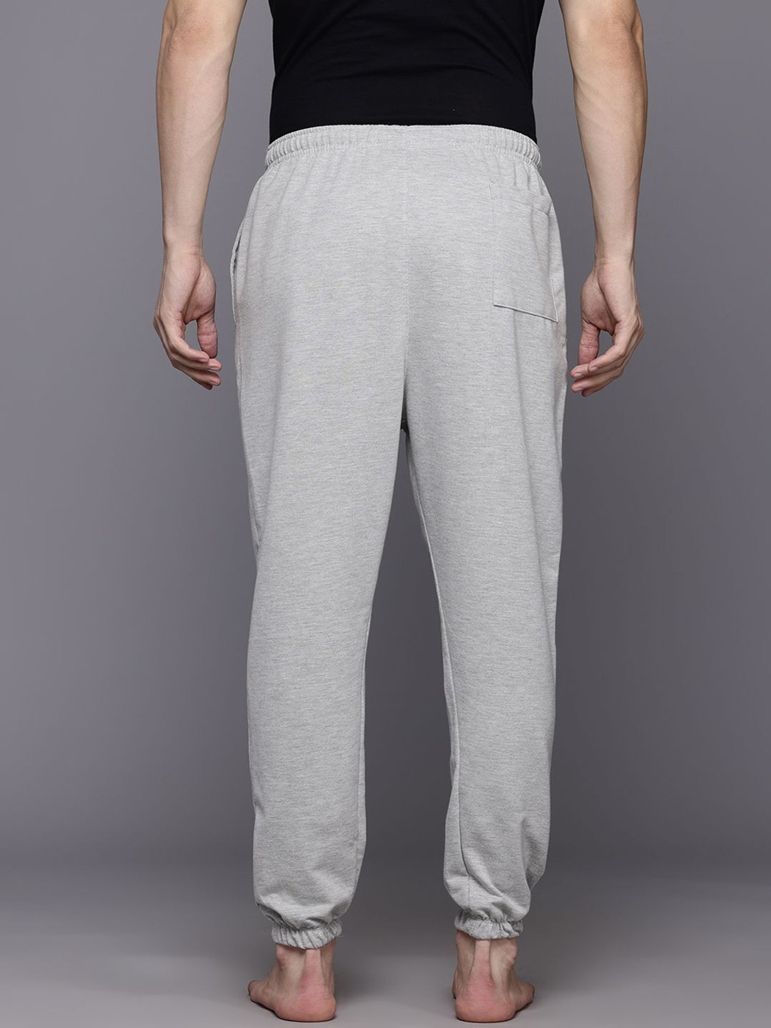 Image of HRX by Hrithik Roshan Solid Men Grey Track Pants