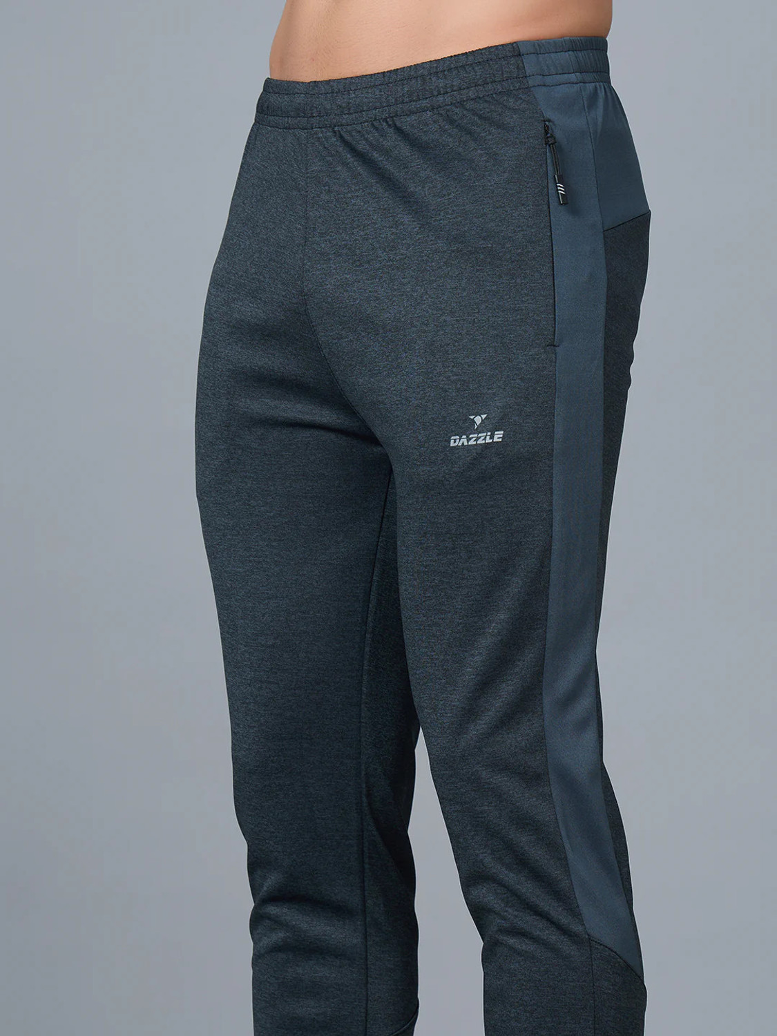 Image of Dazzle Sportswear Solid Men Black Track Pants