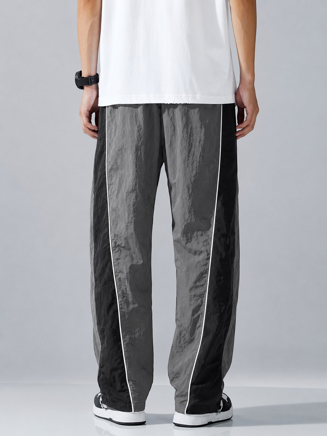 Image of loomzy Striped Men Multicolor Track Pants