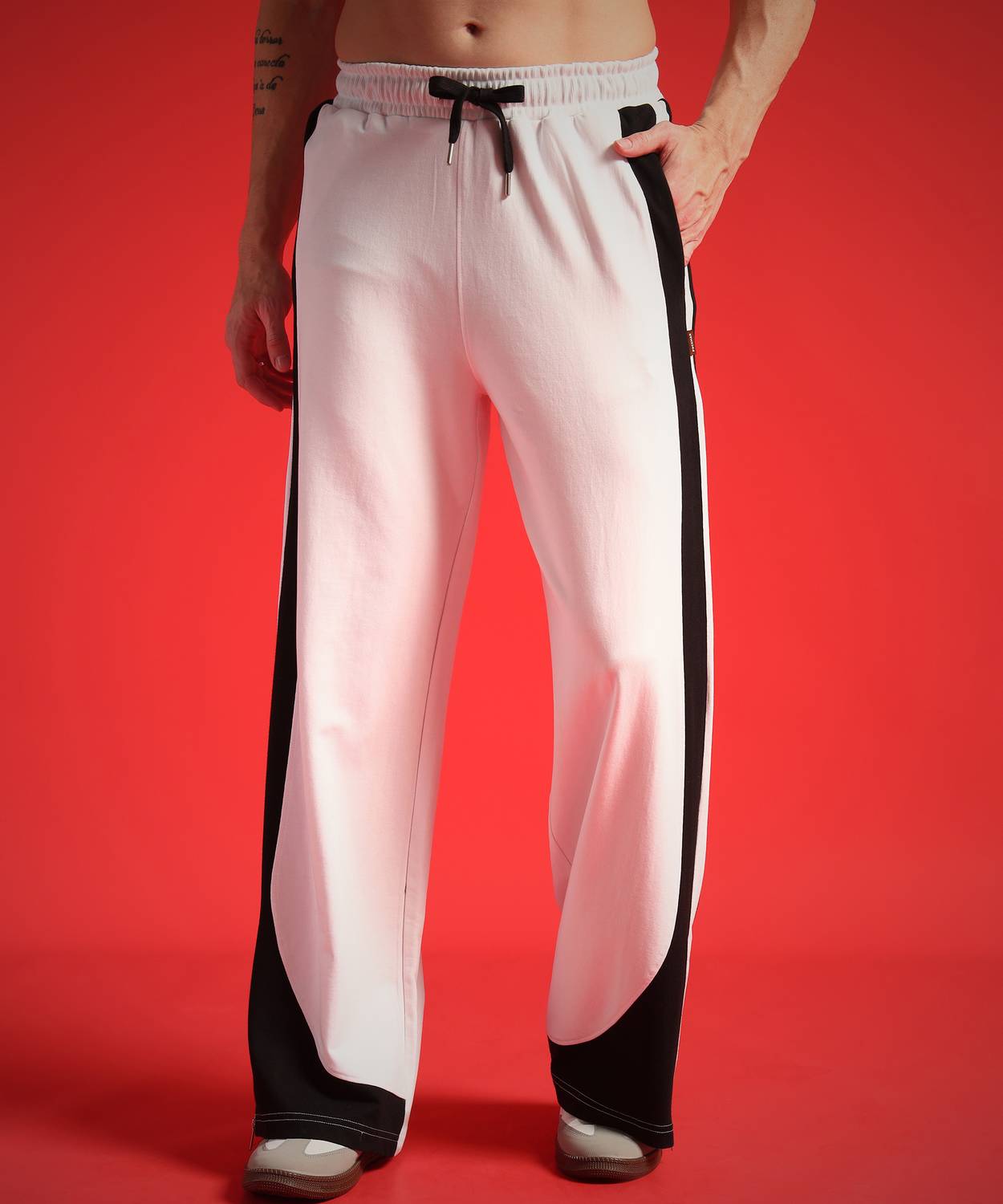 PockMAN Men Black, Pink Track Pants - Image 3