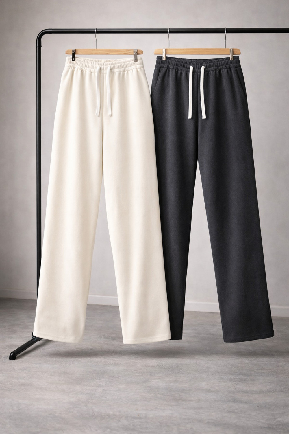 Image of FABFLEE Self Design Men Multicolor Track Pants