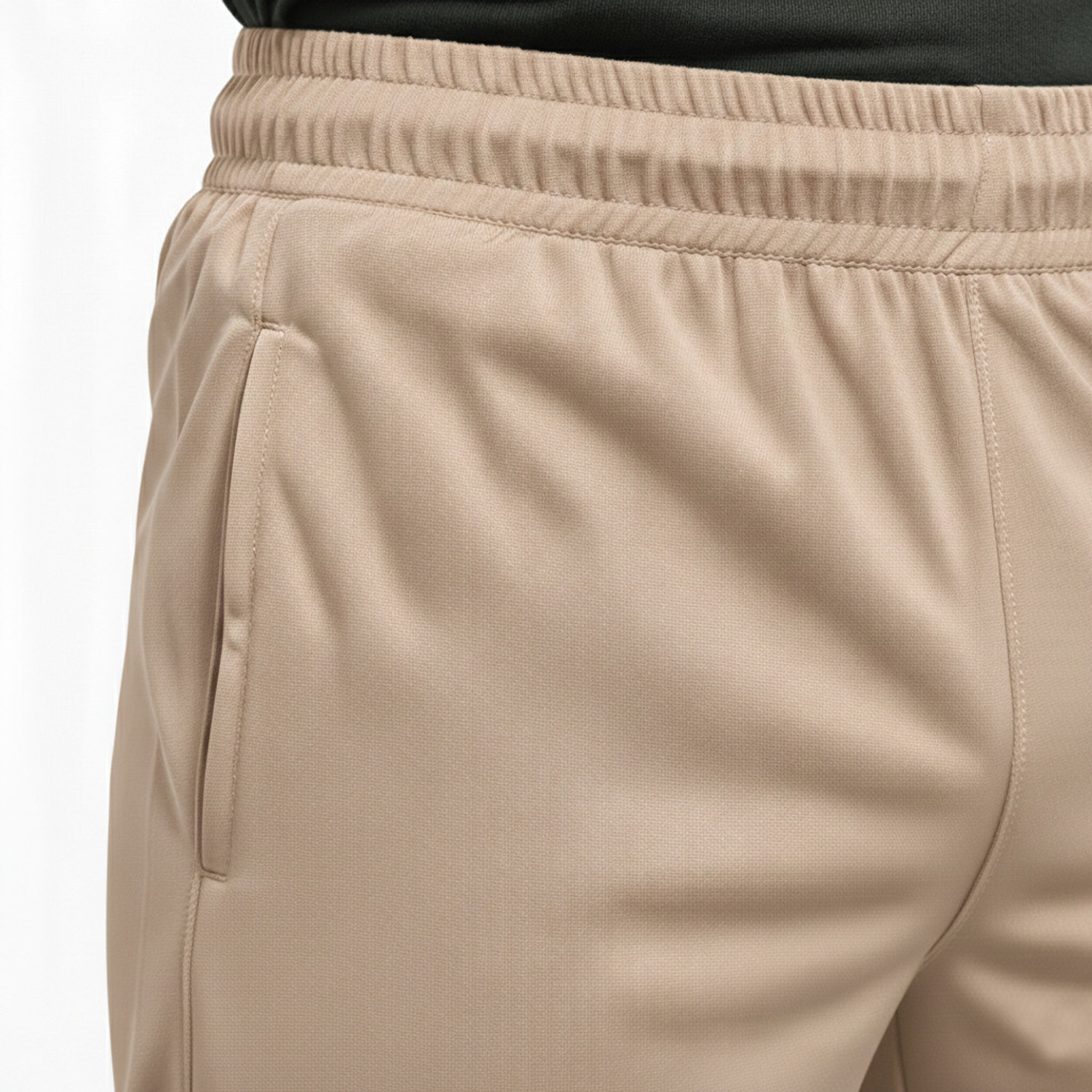 Image of SRB Striped Men Beige Track Pants