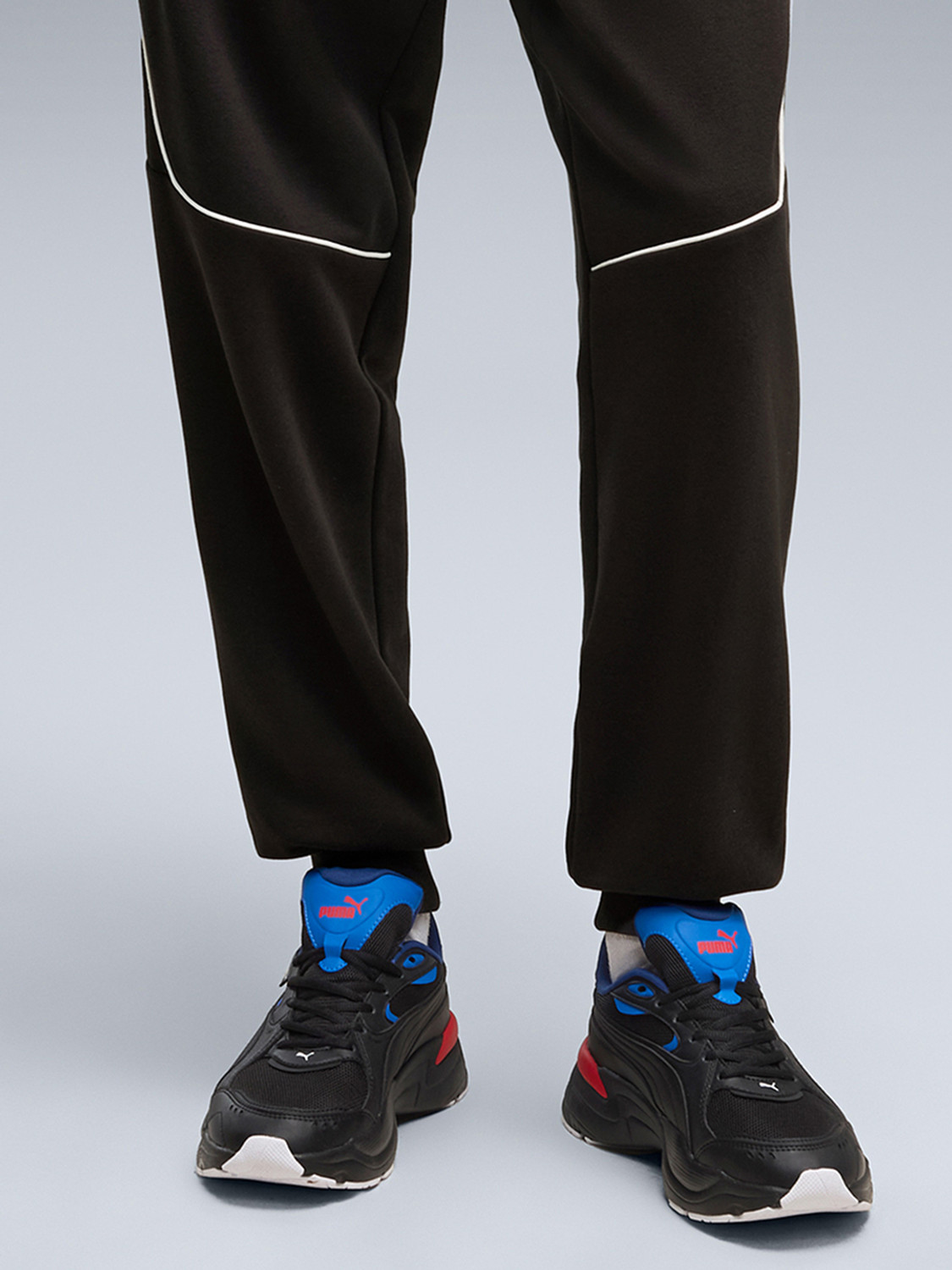 Image of PUMA Striped Men Black Track Pants