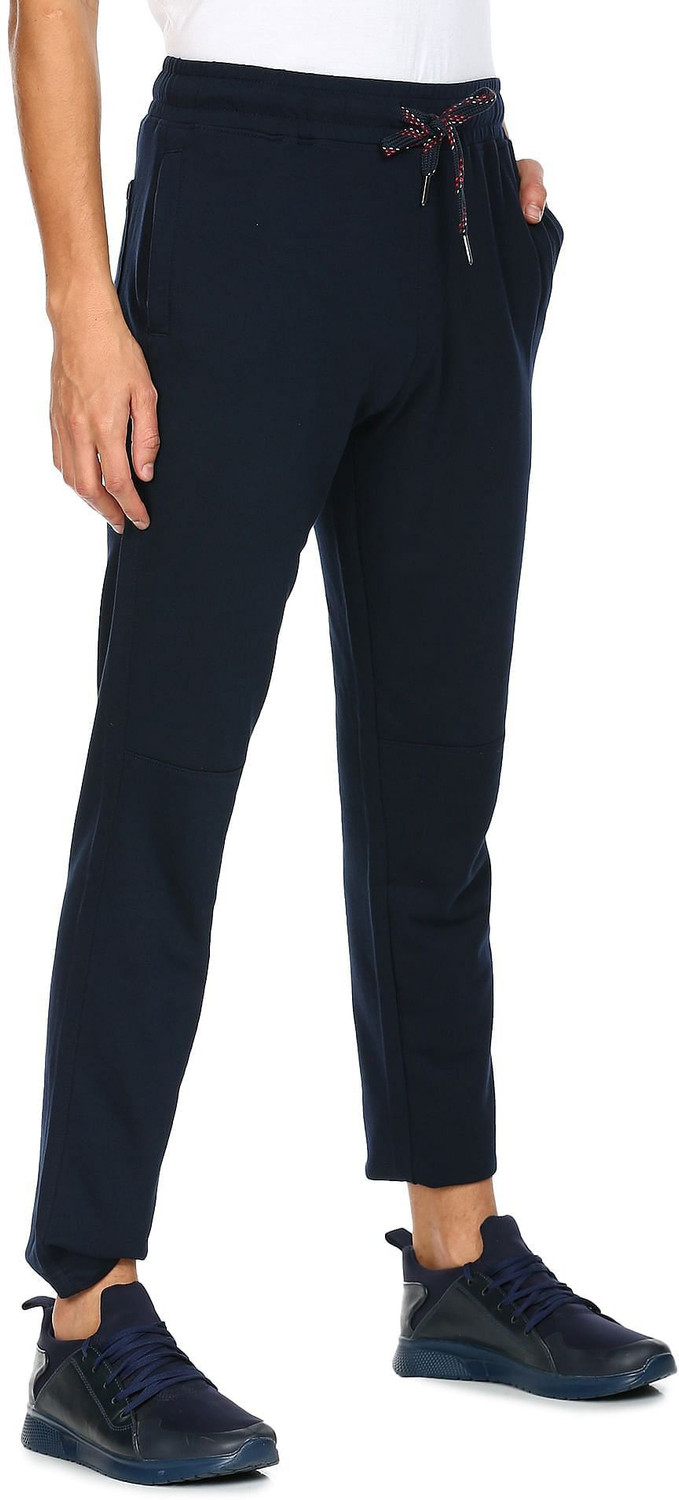 Image of U.S. POLO ASSN. Solid Men Blue Track Pants