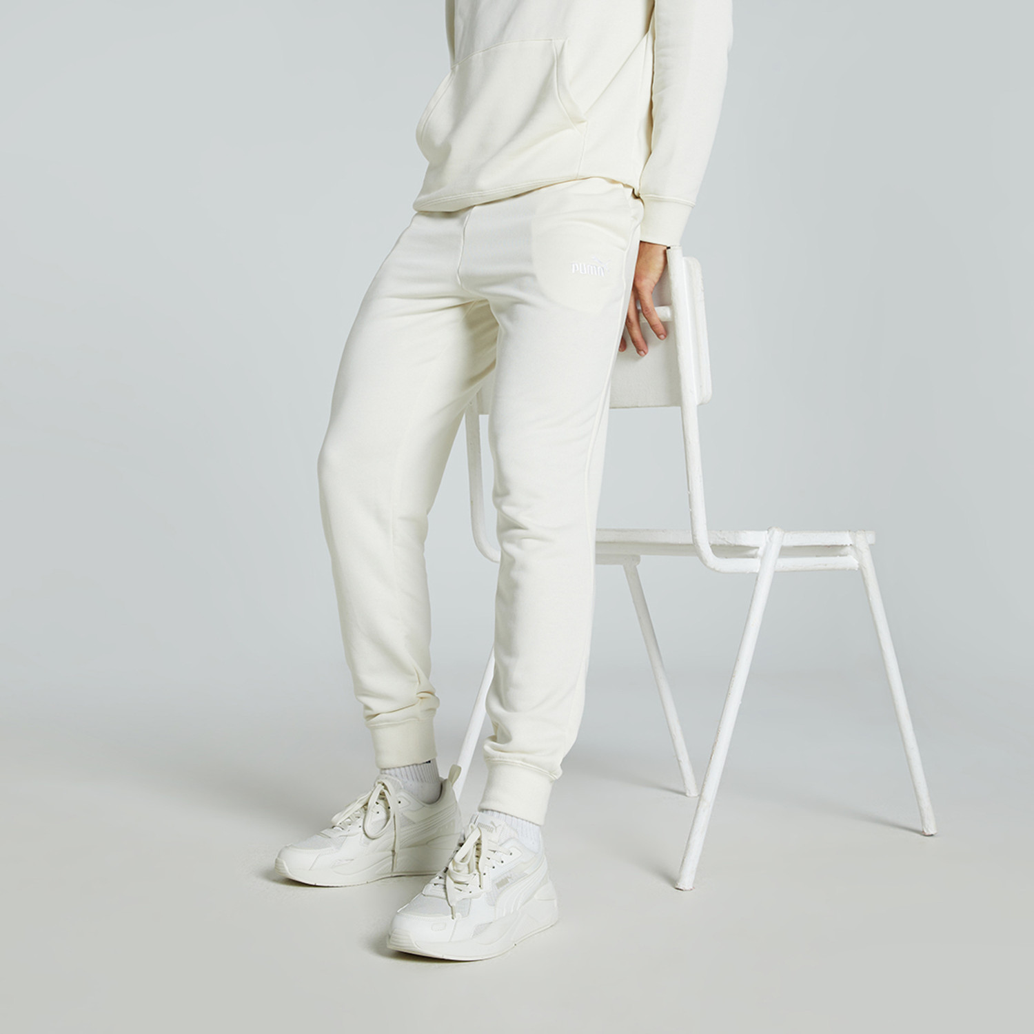 Image of PUMA Solid Men Multicolor Track Pants