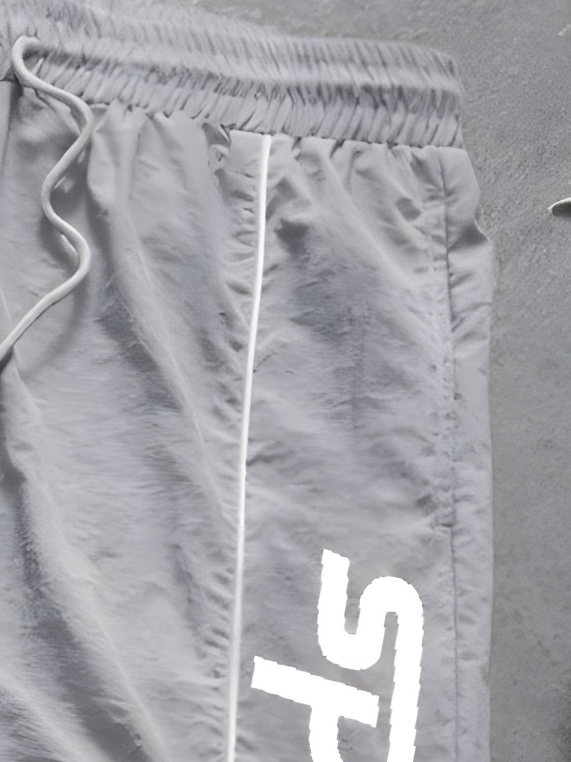 Povaxpo Men Grey Track Pants - Image 2