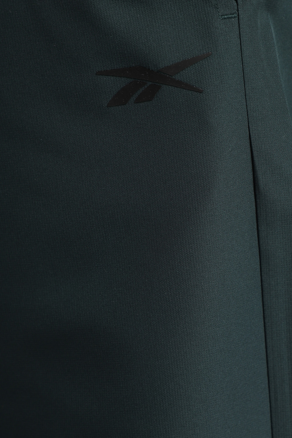 Image of REEBOK Solid Men Dark Green Track Pants