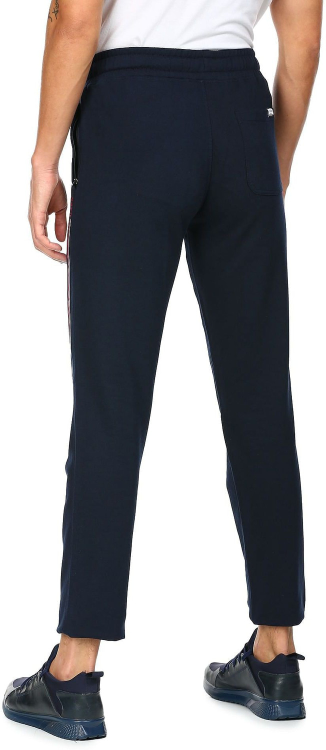 Image of U.S. POLO ASSN. Solid Men Blue Track Pants