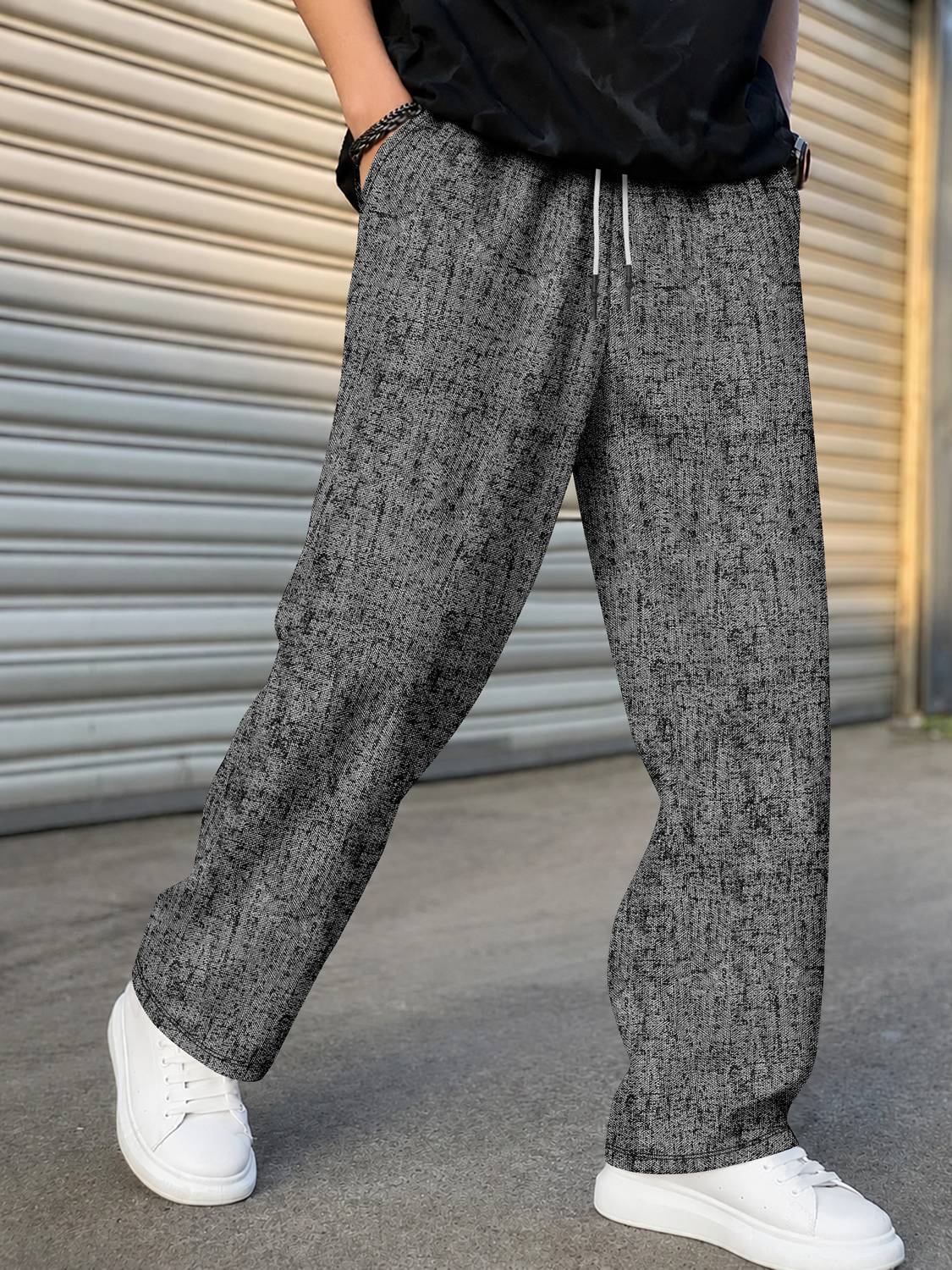 KAJARU Men Grey Track Pants - Image 4