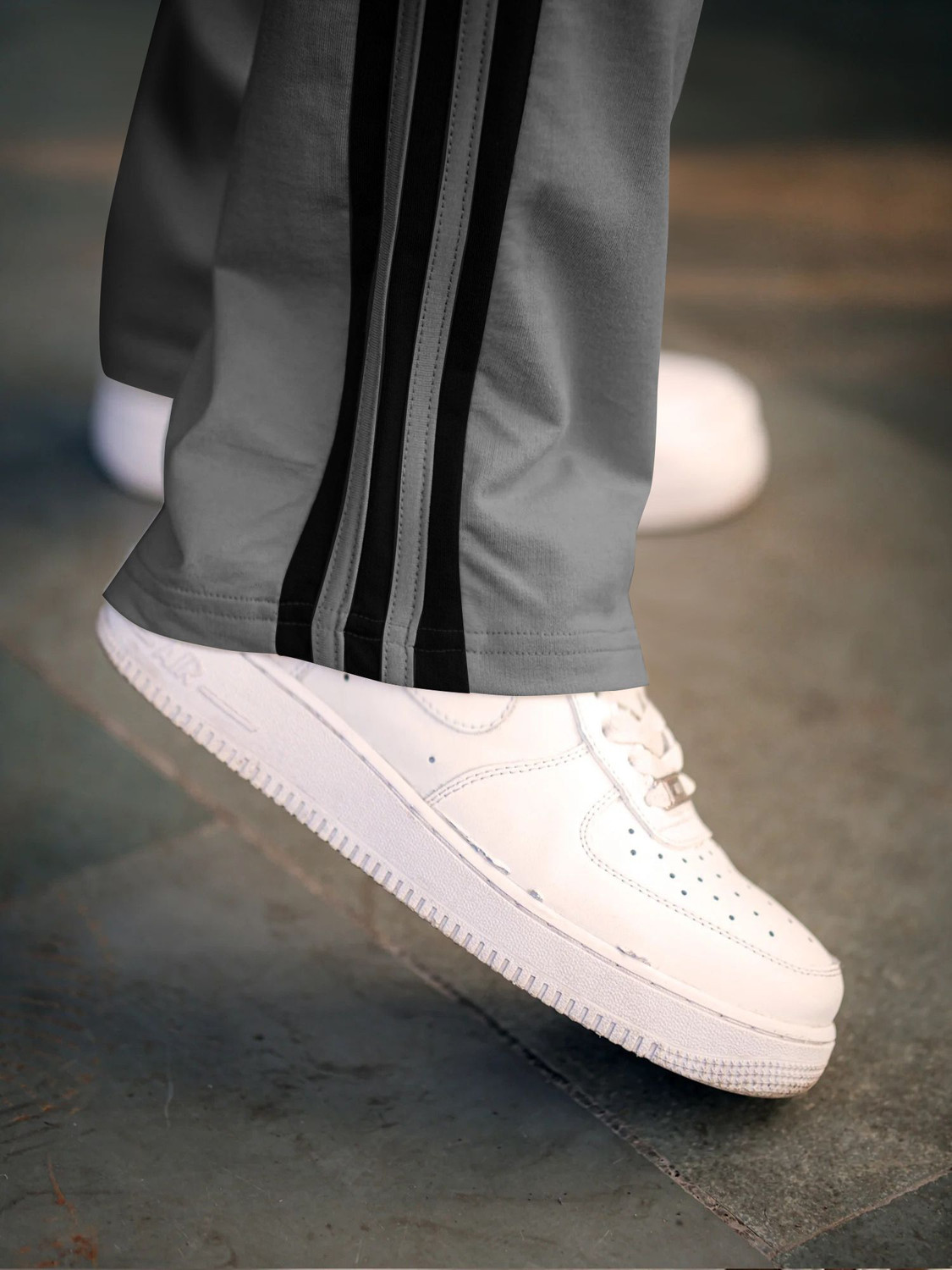 Image of METRONAUT Striped Men Multicolor Track Pants