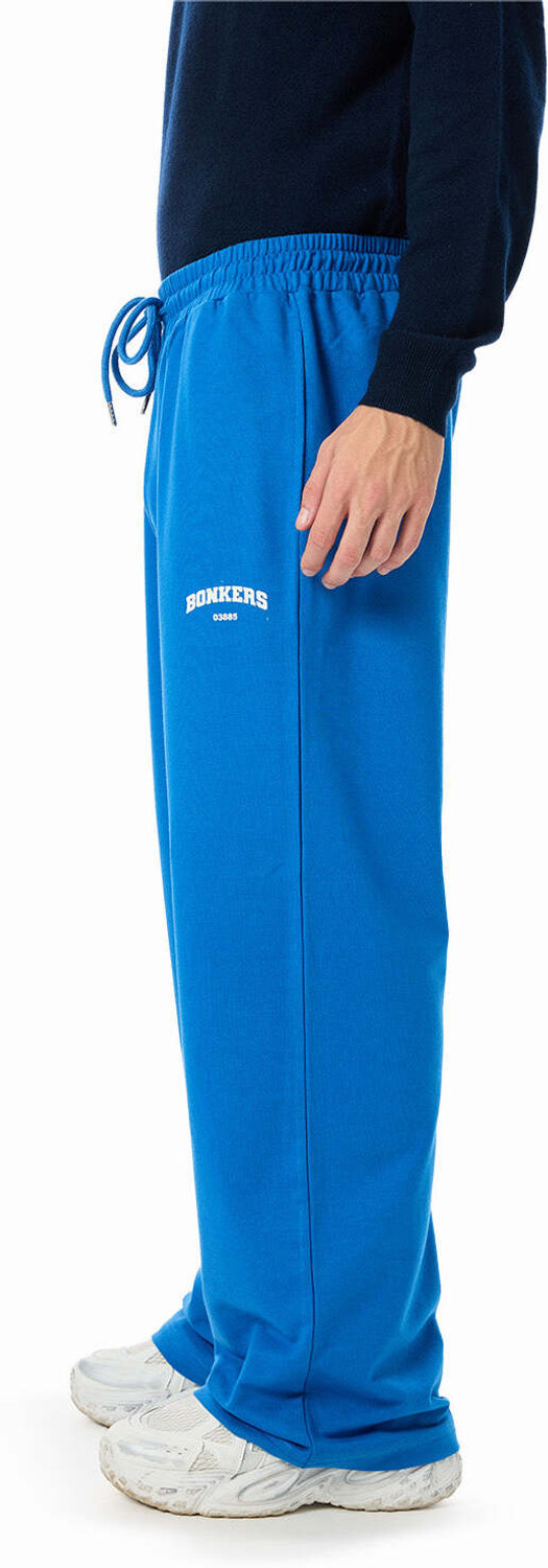 Image of Bonkers Corner Men Solid Blue Track Pants