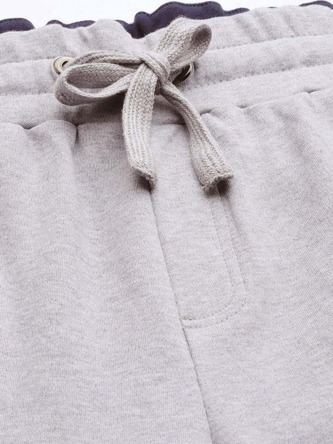 Image of United Colors of Benetton Solid Men Grey Track Pants