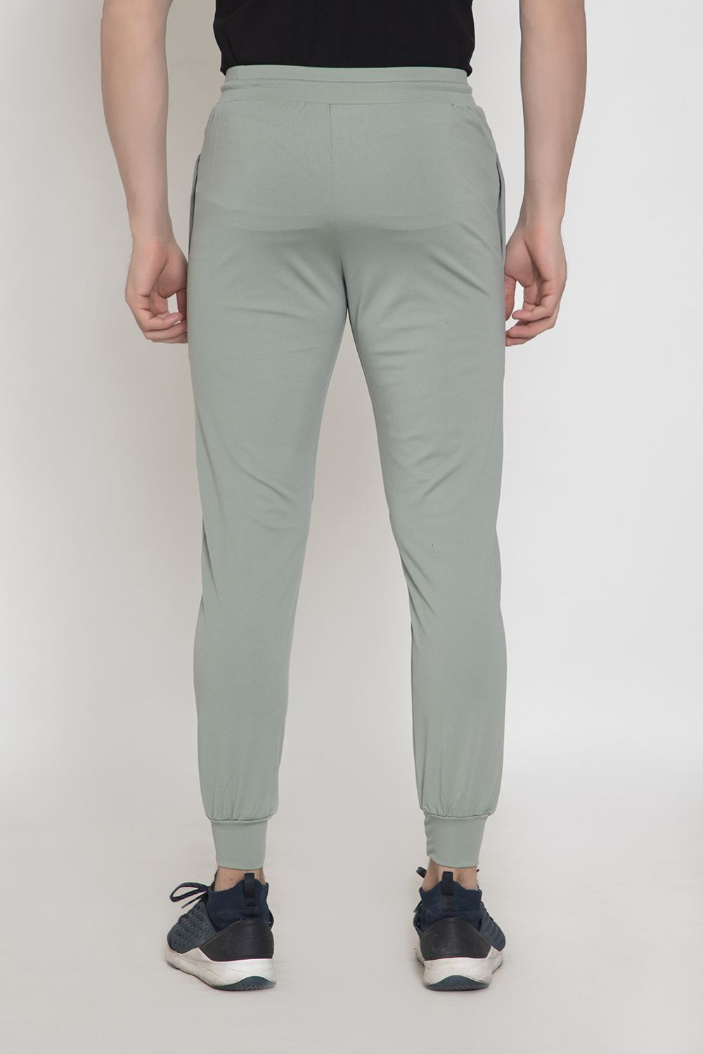 Image of Proxima Striped Men Light Green Track Pants