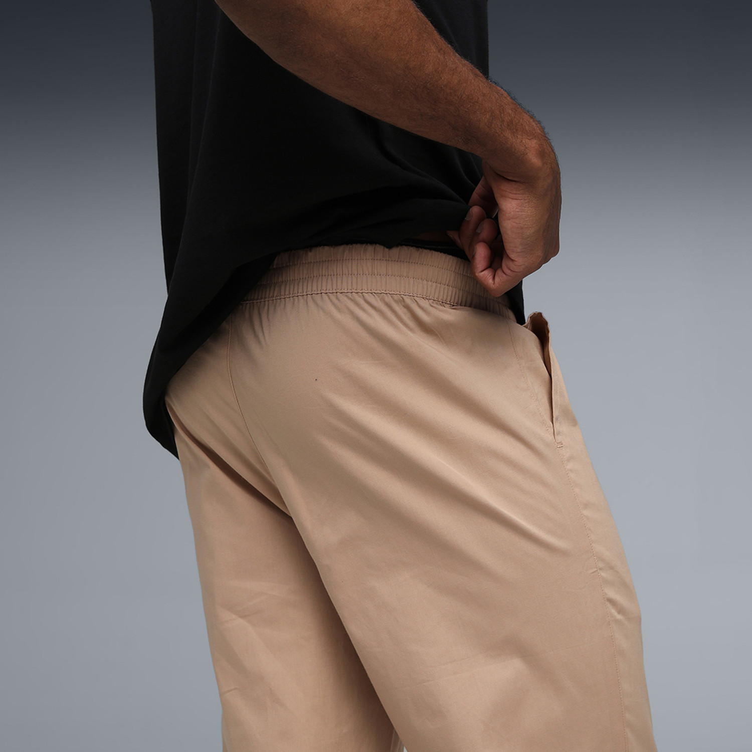 Image of PUMA Solid Men Beige Track Pants
