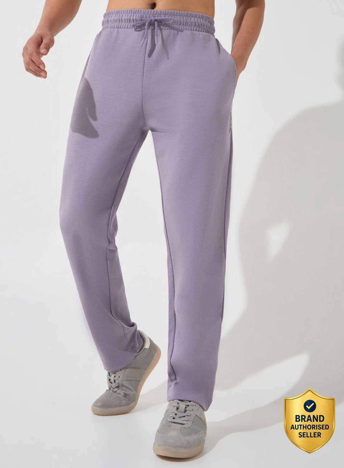 Cult Solid Men Purple Track Pants