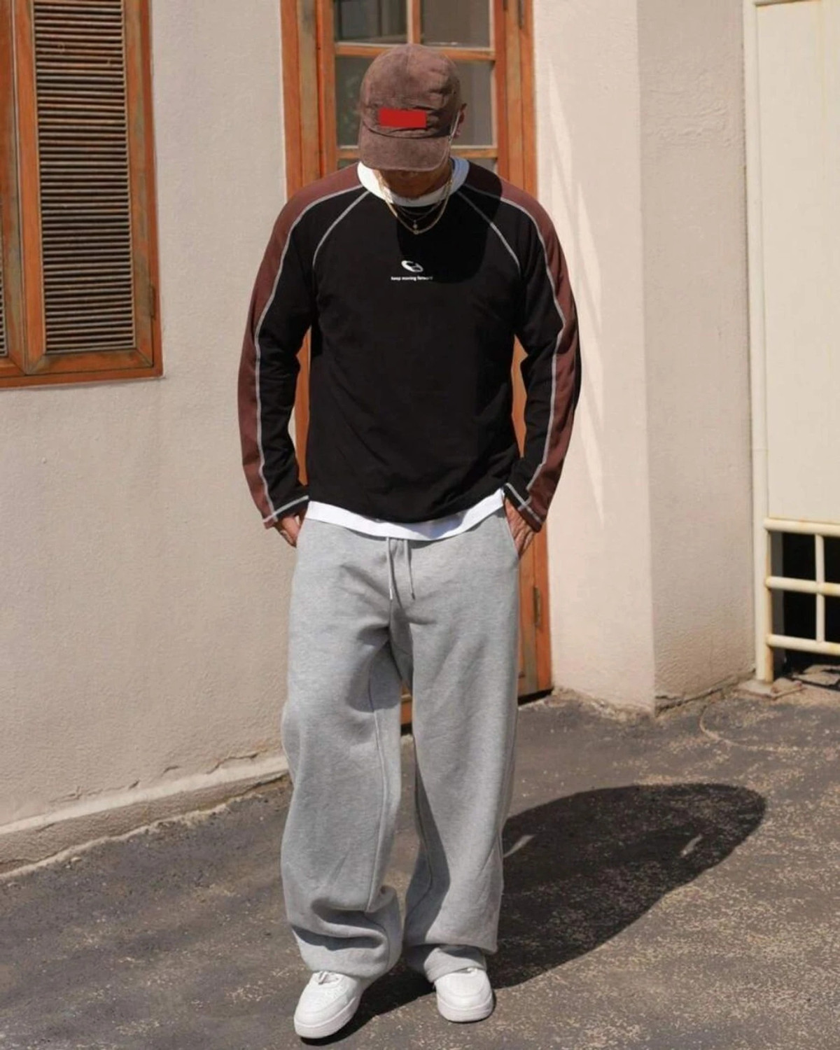 Image of Stockton Solid Men Grey Track Pants