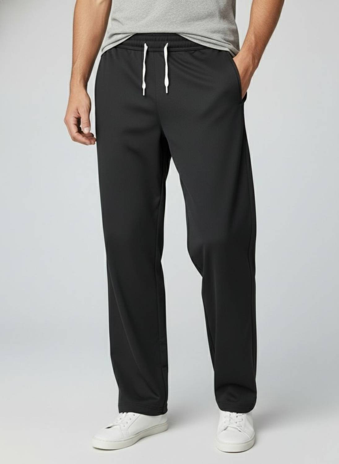 INDICLUB Loose Fit Men Black Trousers - Image 3